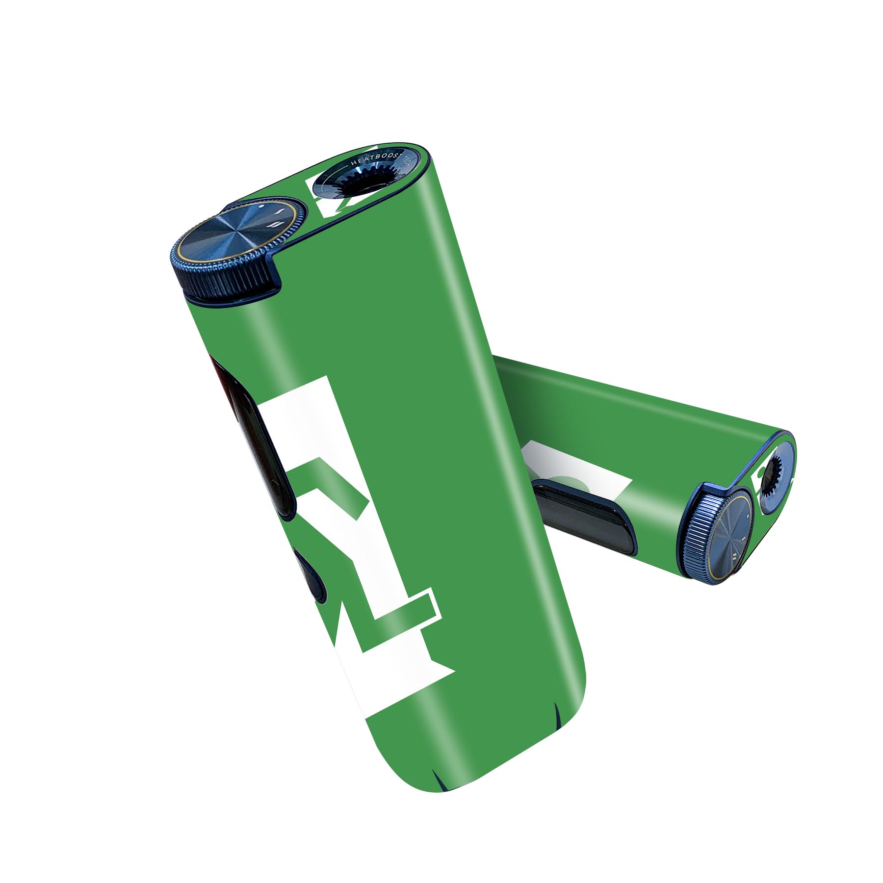 glo hyper pro 用 デザインスキンシール 側面2枚 天面3枚 セット 360°カバー ケース 保護 グロー ハイパー プロ グロウ ステッカー デコ アクセサリー 000146 非常口　緑　看板