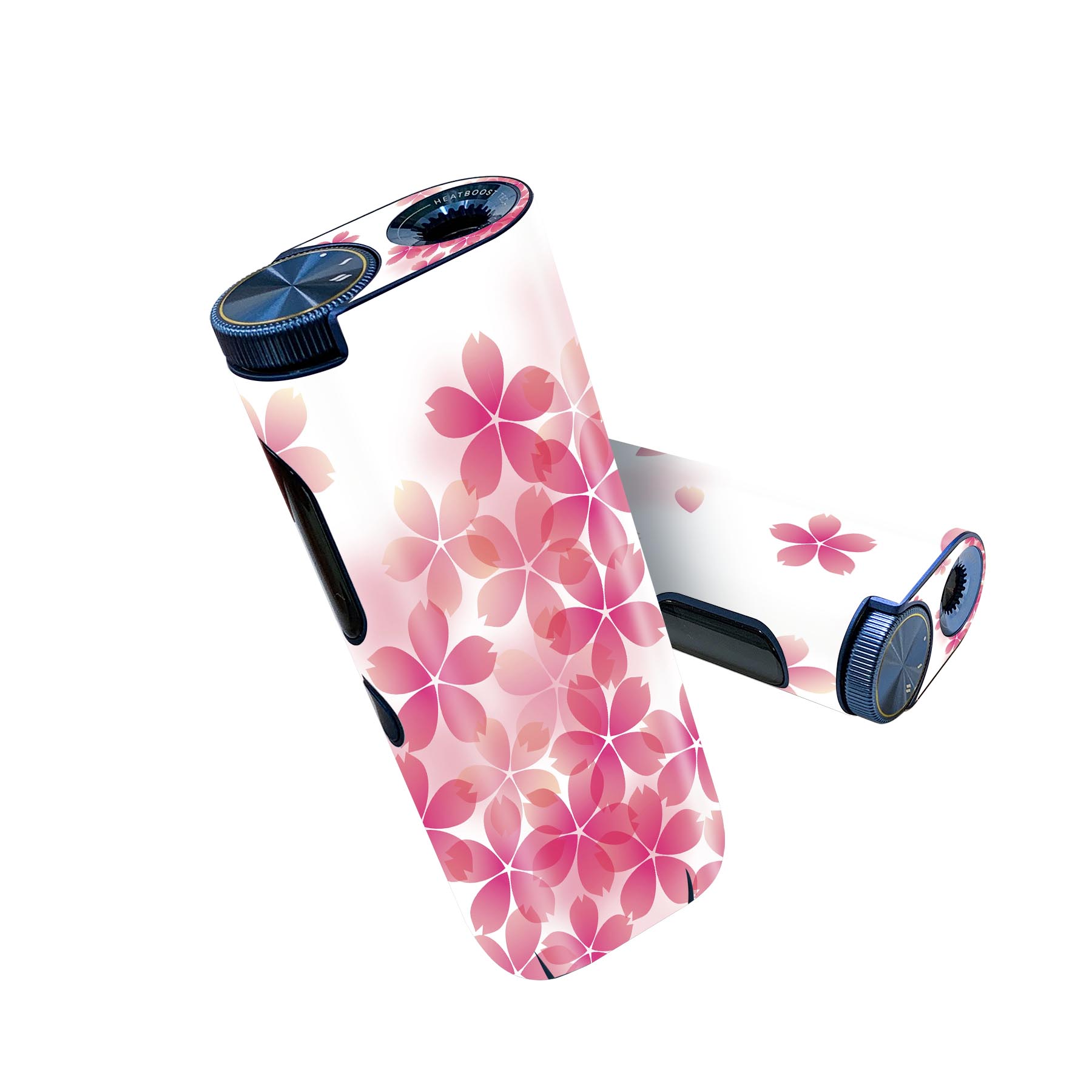 glo hyper pro 用 デザインスキンシール 側面2枚 天面3枚 セット 360°カバー ケース 保護 グロー ハイパー プロ グロウ ステッカー デコ アクセサリー 000257 桜 さくら ピンク