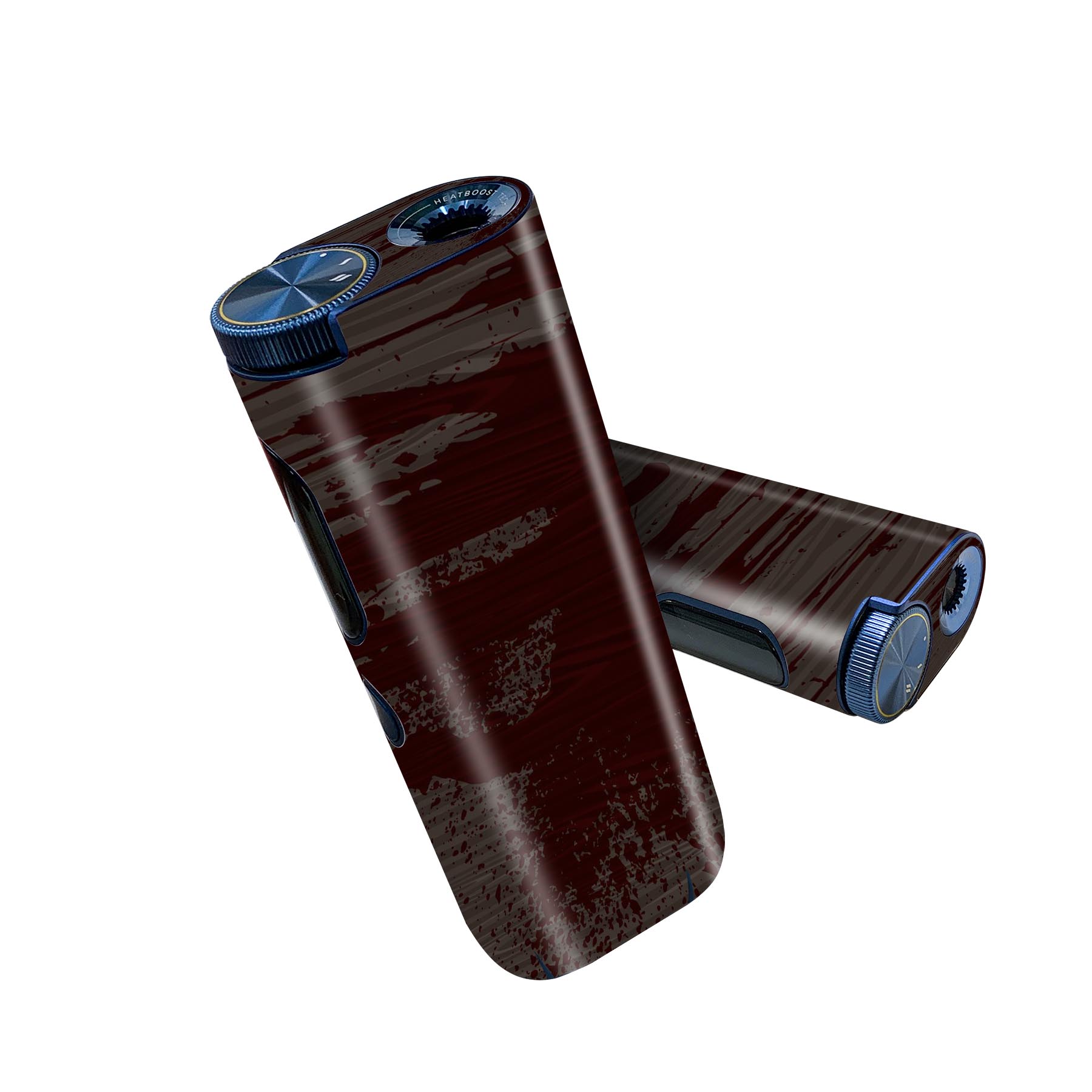 glo hyper pro 用 デザインスキンシール 側面2枚 天面3枚 セット 360°カバー ケース 保護 グロー ハイパー プロ グロウ ステッカー デコ アクセサリー 000372 木目