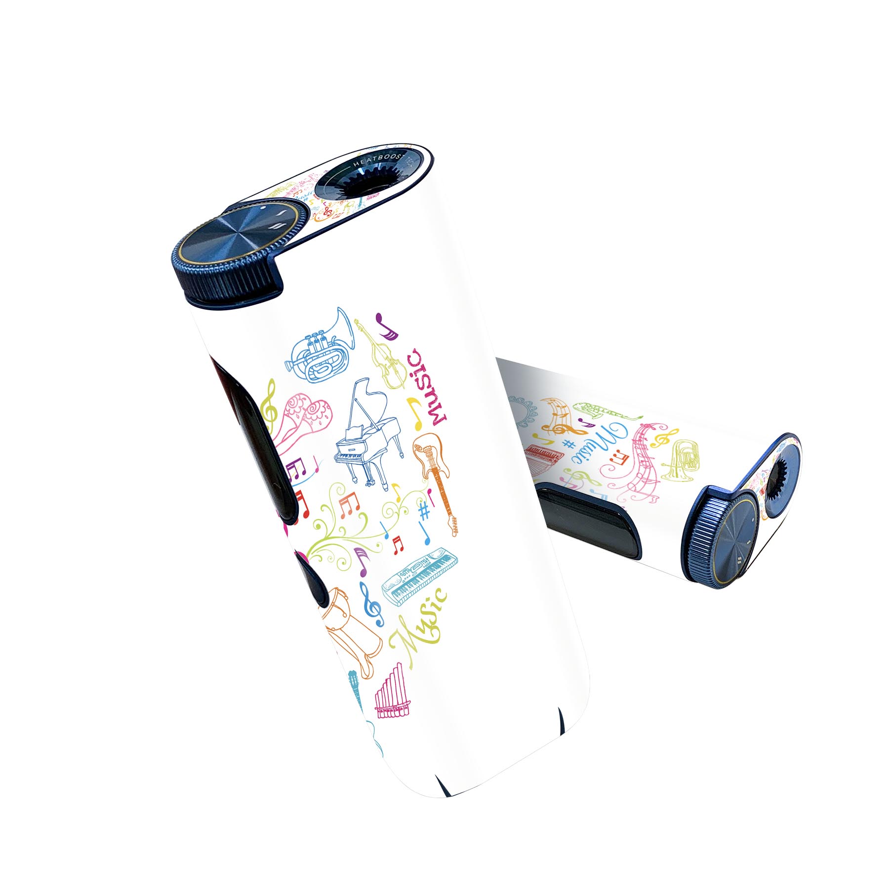 glo hyper pro 用 デザインスキンシール 側面2枚 天面3枚 セット 360°カバー ケース 保護 グロー ハイ..