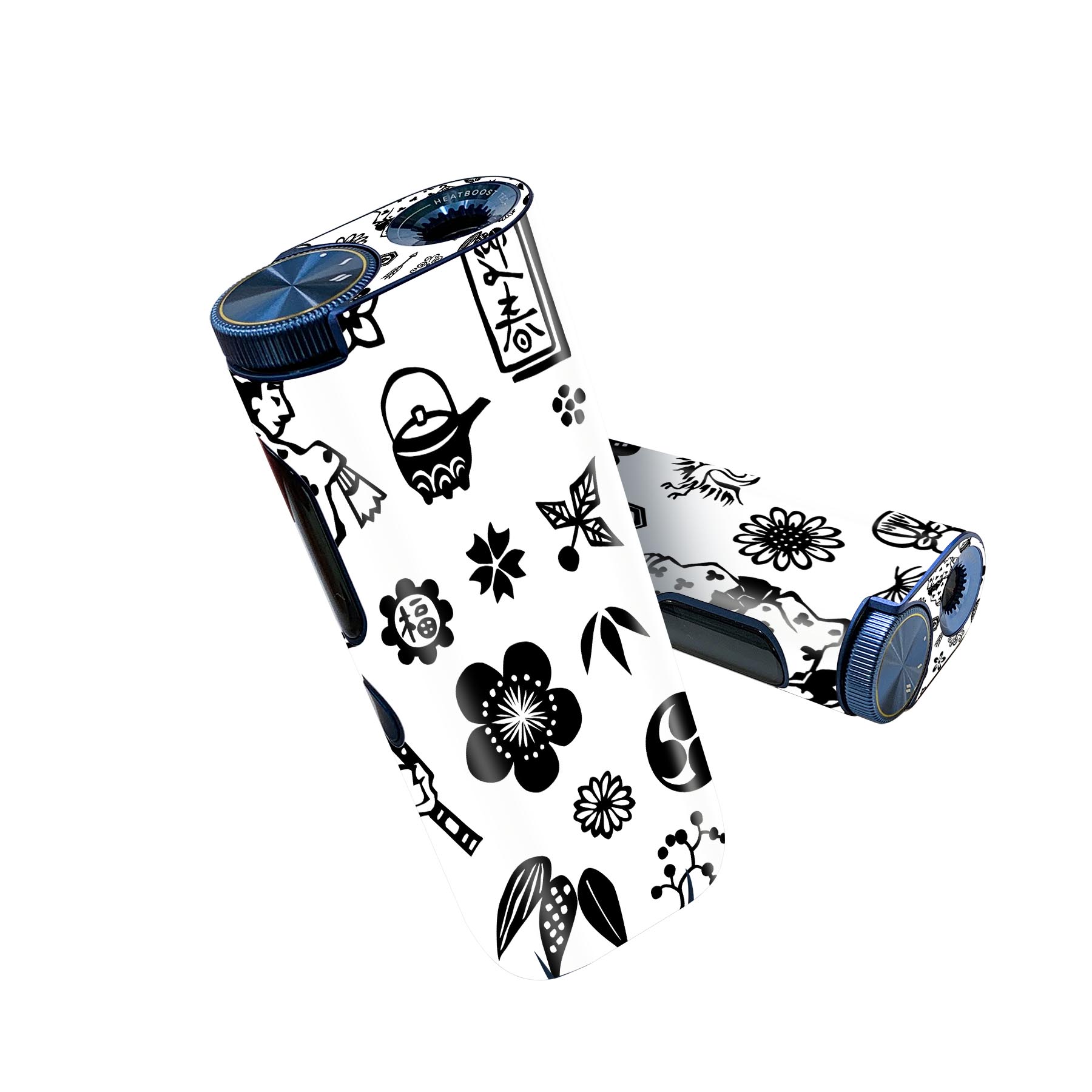 glo hyper pro 用 デザインスキンシール 側面2枚 天面3枚 セット 360°カバー ケース 保護 グロー ハイ..