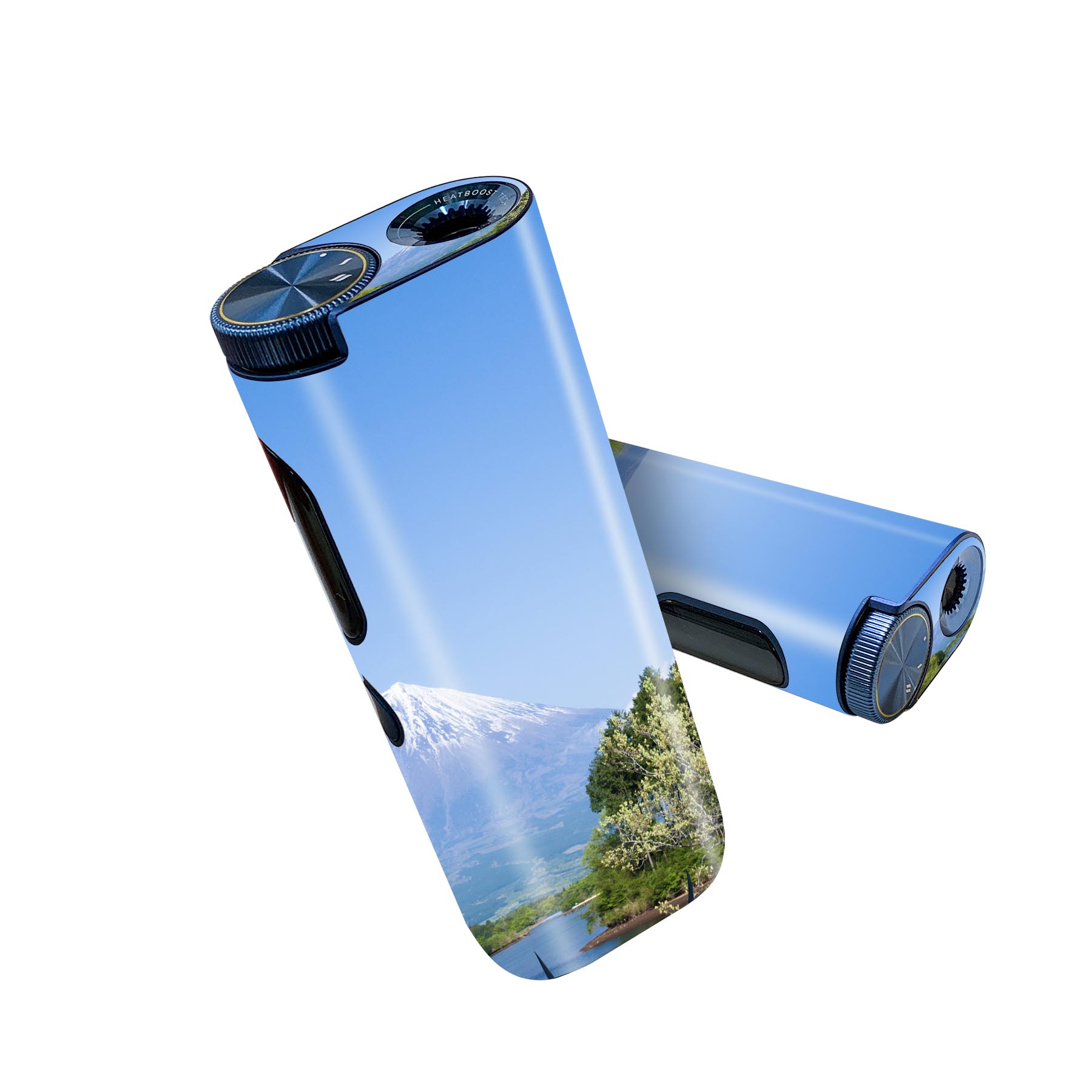 Rakuten - glo hyper pro 用 デザインスキンシール 側面2枚 天面3枚 セット 360°カバー ケース 保護 グロー ハイパー プロ グロウ ステッカー デコ アクセサリー 003576 風景　景色　写真