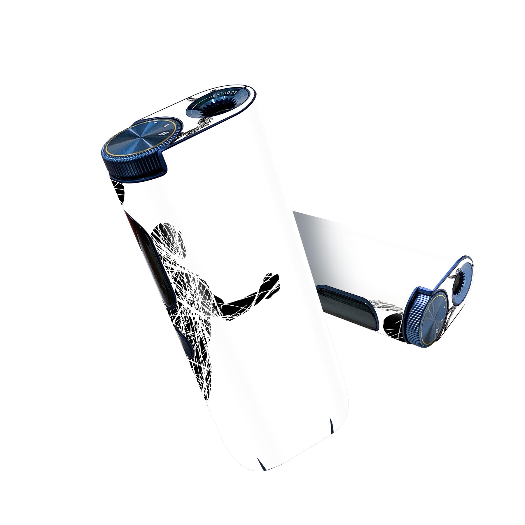 glo hyper pro 用 デザインスキンシール 側面2枚 天面3枚 セット 360°カバー ケース 保護 グロー ハイ..