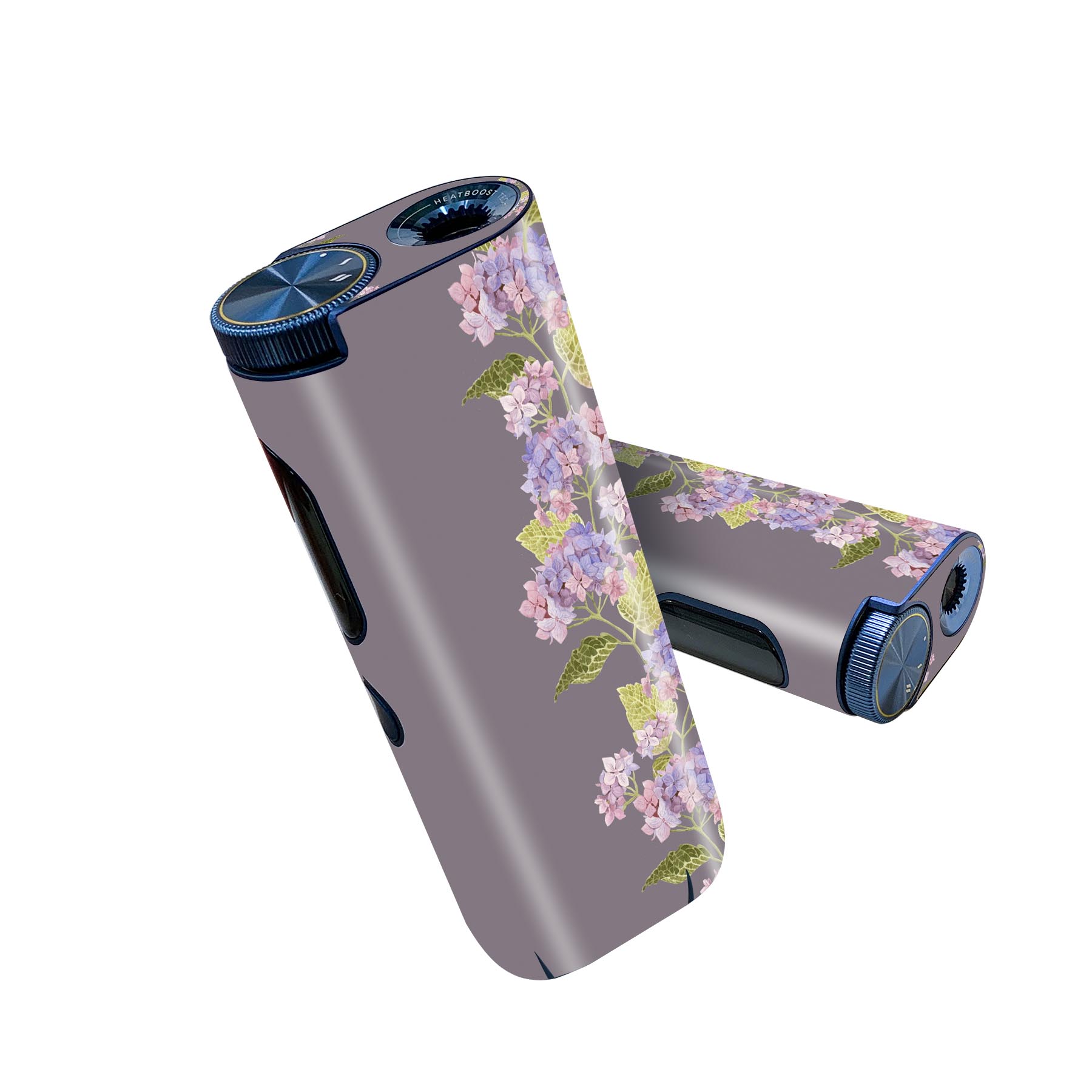 glo hyper pro 用 デザインスキンシール 側面2枚 天面3枚 セット 360°カバー ケース 保護 グロー ハイパー プロ グロウ ステッカー デコ アクセサリー 020816 梅雨 紫陽花