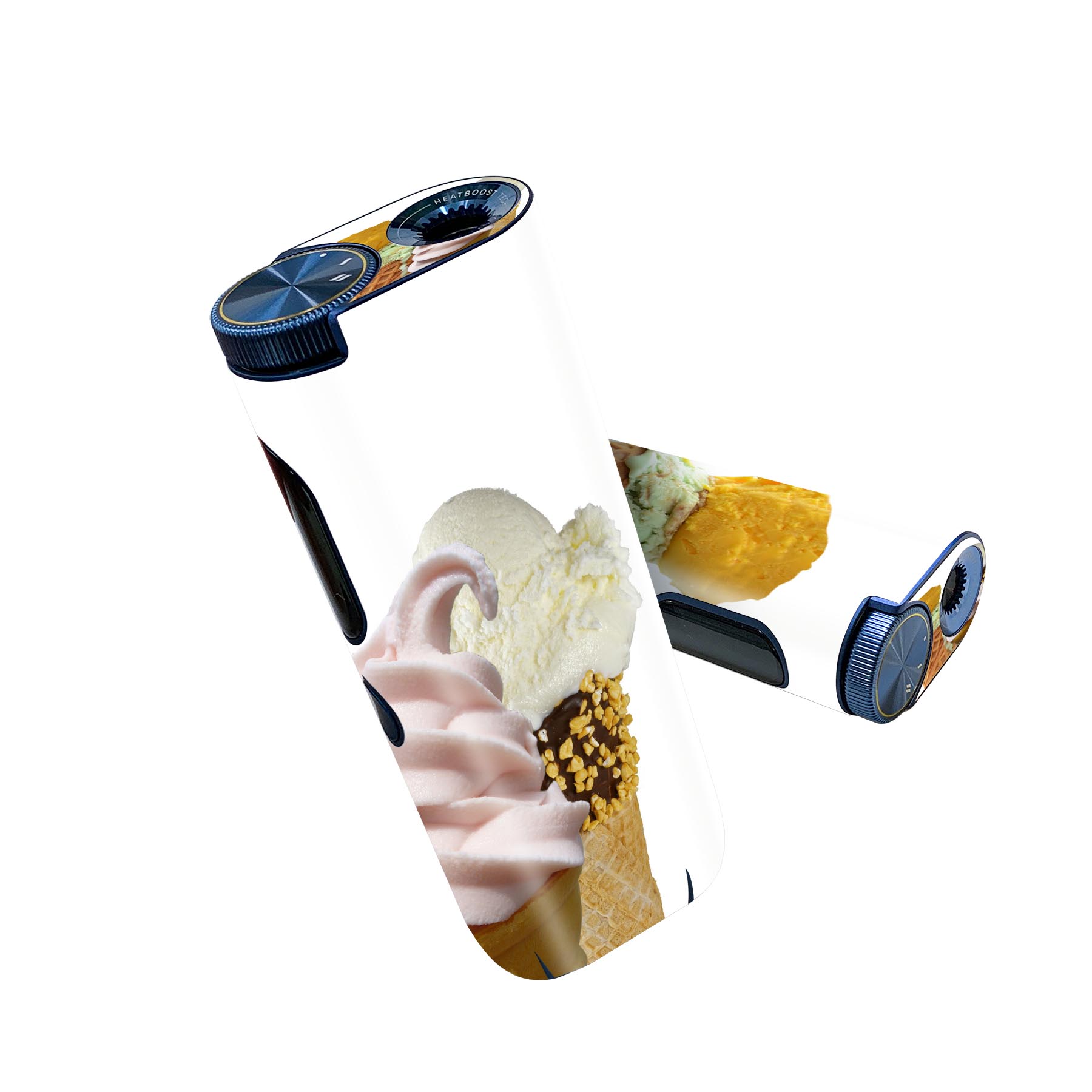 glo hyper pro 用 デザインスキンシール 側面2枚 天面3枚 セット 360°カバー ケース 保護 グロー ハイ..