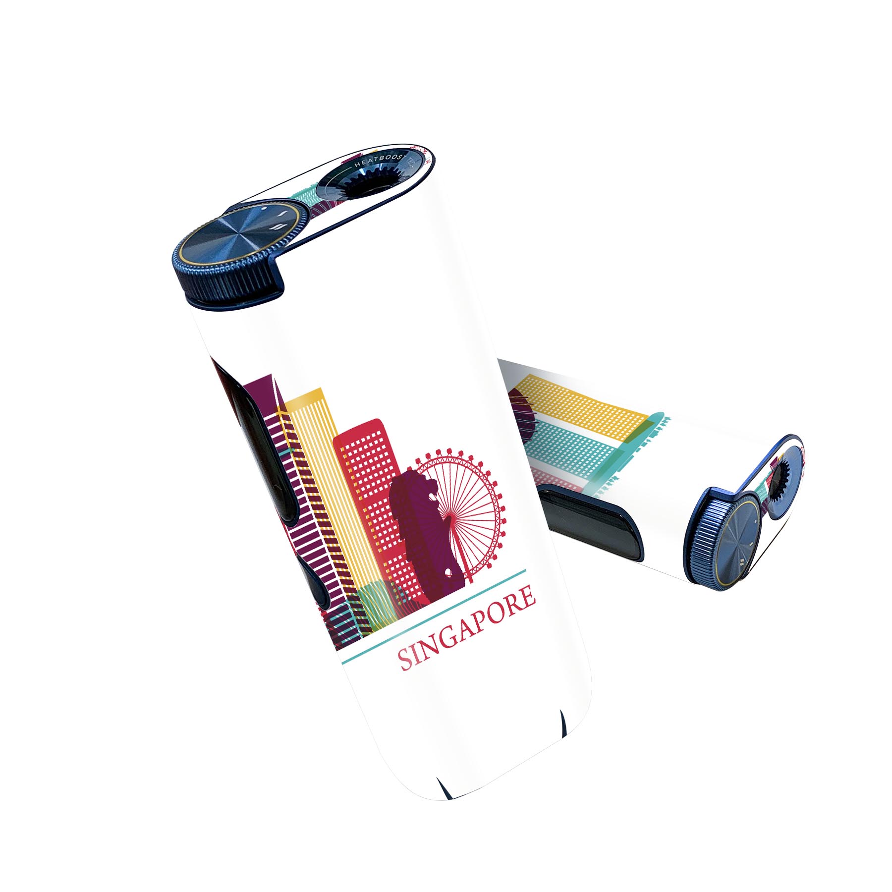 glo hyper pro 用 デザインスキンシール 側面2枚 天面3枚 セット 360°カバー ケース 保護 グロー ハイ..