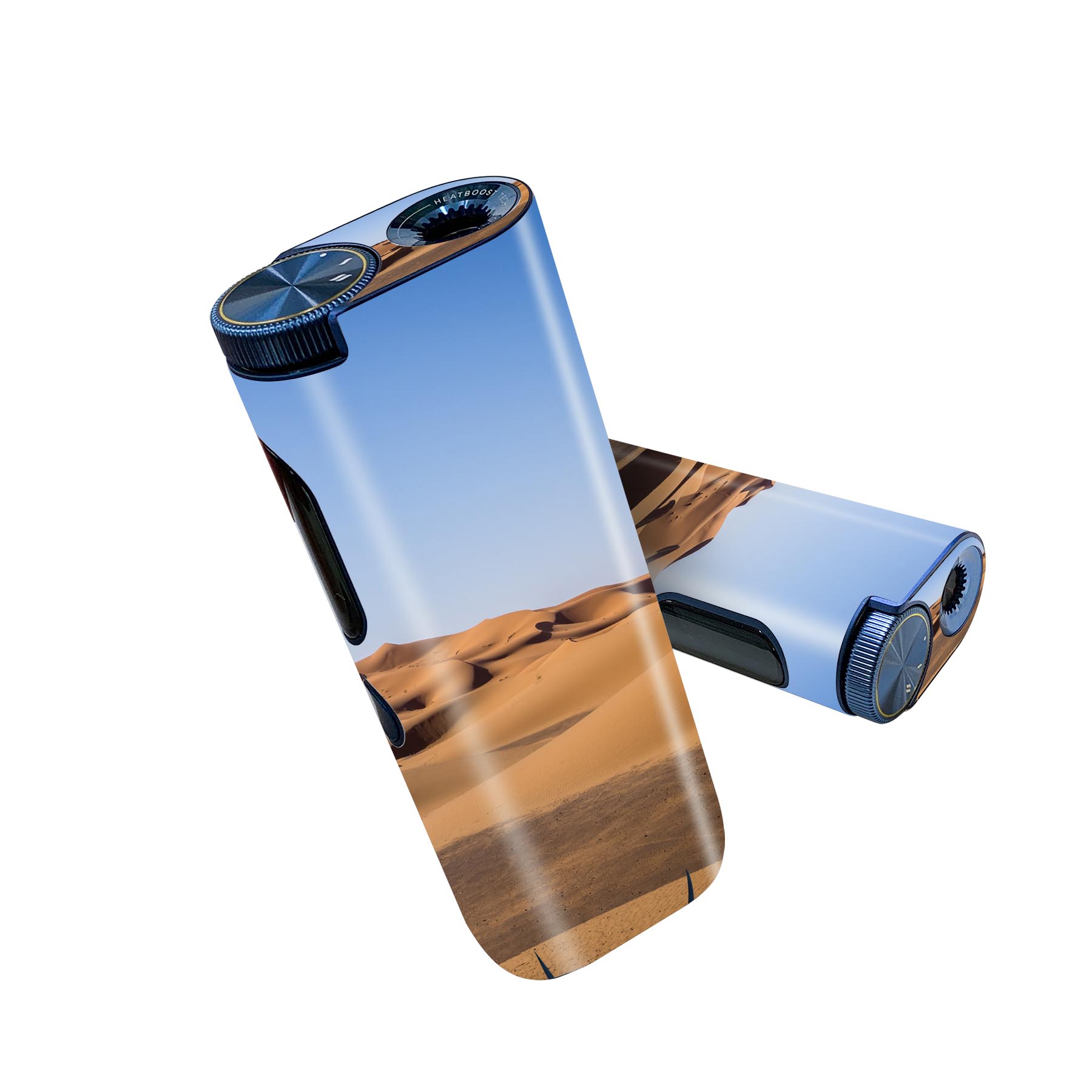 glo hyper pro 用 デザインスキンシール 側面2枚 天面3枚 セット 360°カバー ケース 保護 グロー ハイパー プロ グロウ ステッカー デコ アクセサリー 033772 砂漠