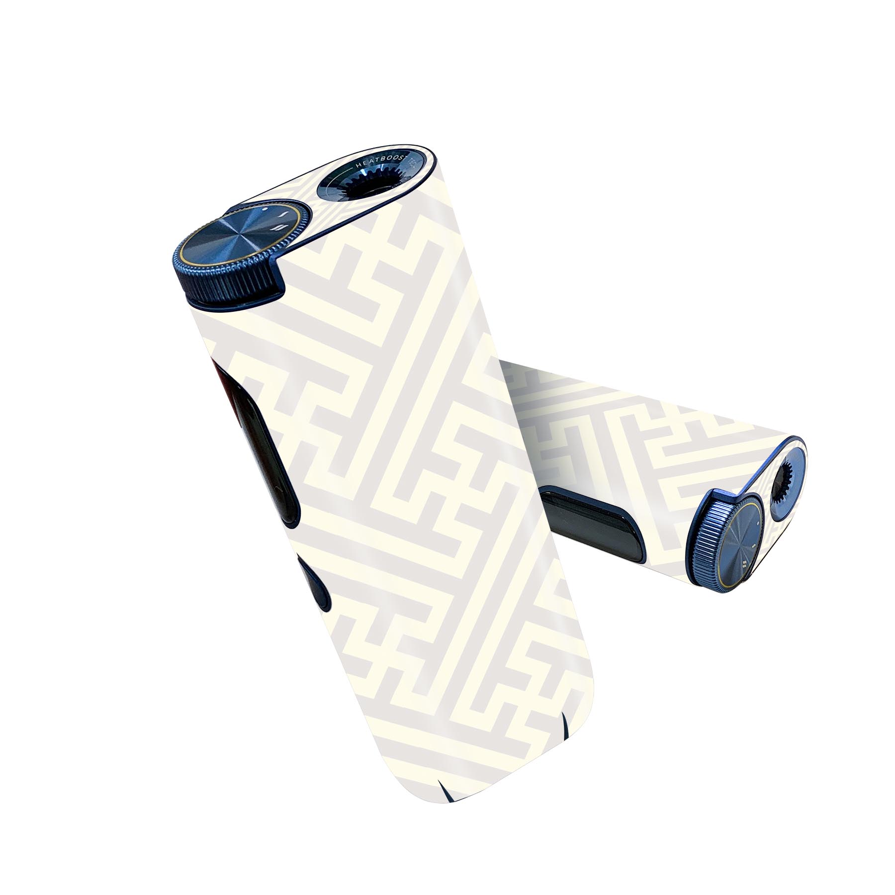 glo hyper pro 用 デザインスキンシール 側面2枚 天面3枚 セット 360°カバー ケース 保護 グロー ハイパー プロ グロウ ステッカー デコ アクセサリー 004298 模様 シンプル 白