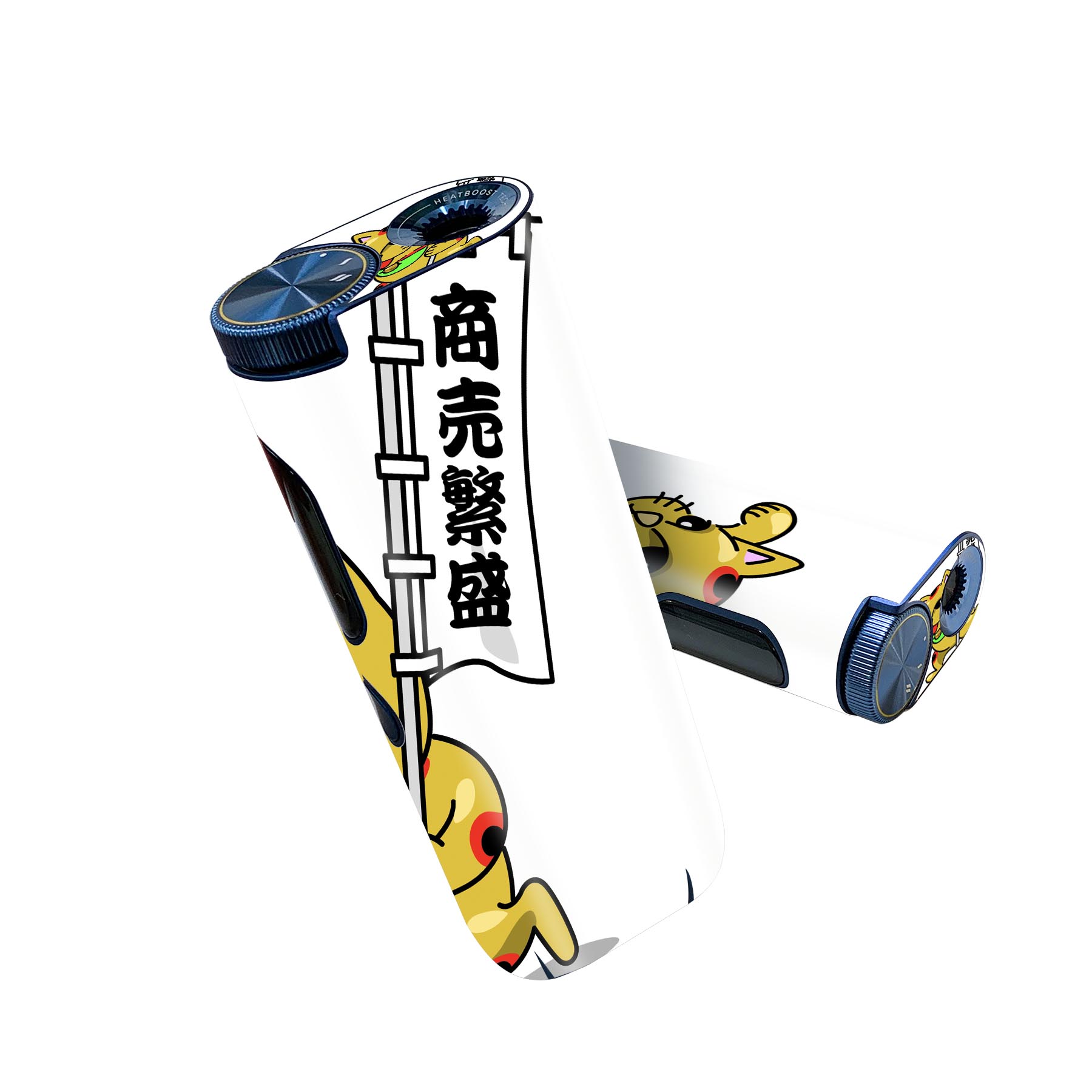 glo hyper pro 用 デザインスキンシール 側面2枚 天面3枚 セット 360°カバー ケース 保護 グロー ハイ..