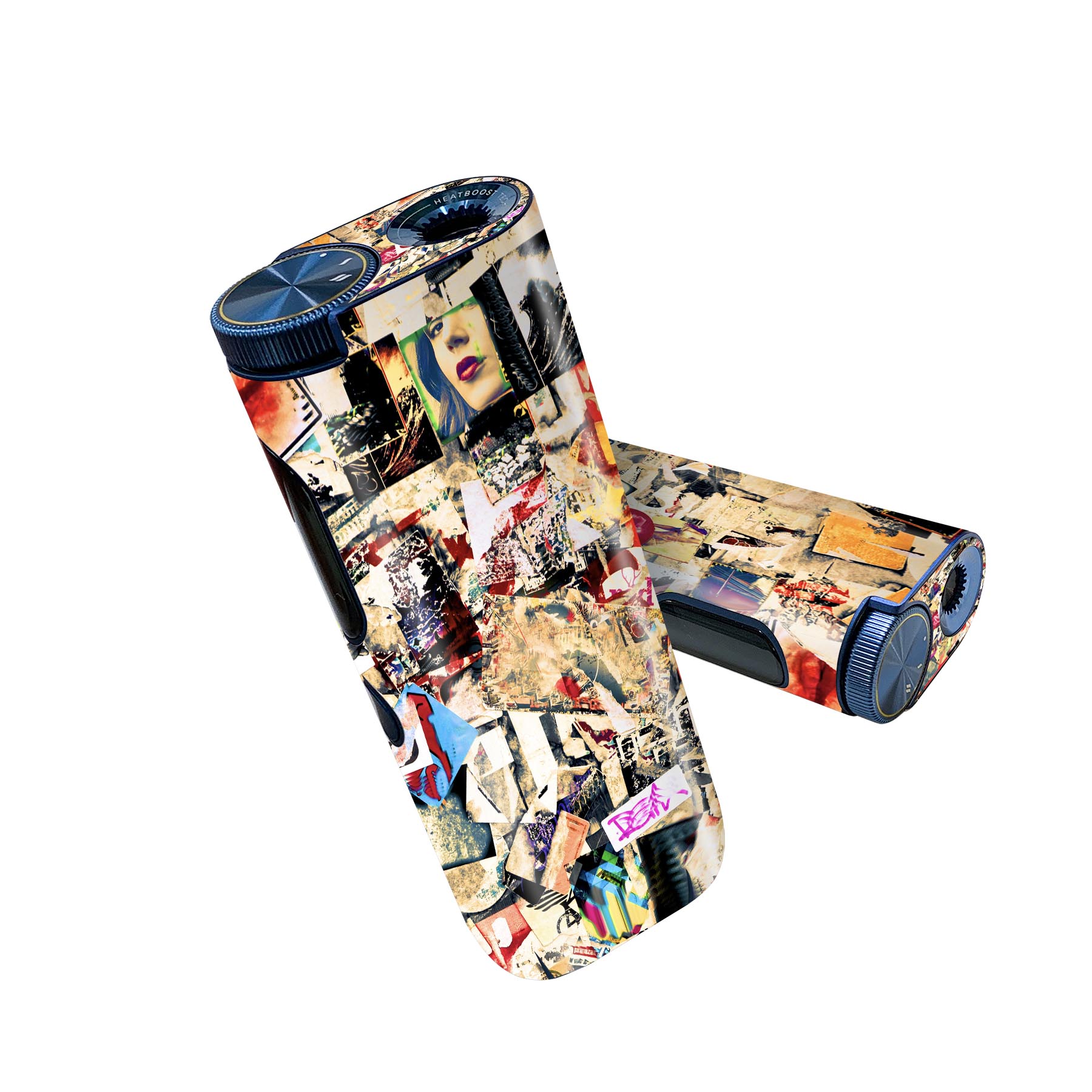 glo hyper pro 用 デザインスキンシール 側面2枚 天面3枚 セット 360°カバー ケース 保護 グロー ハイパー プロ グロウ ステッカー デコ アクセサリー 004852 写真　外国人