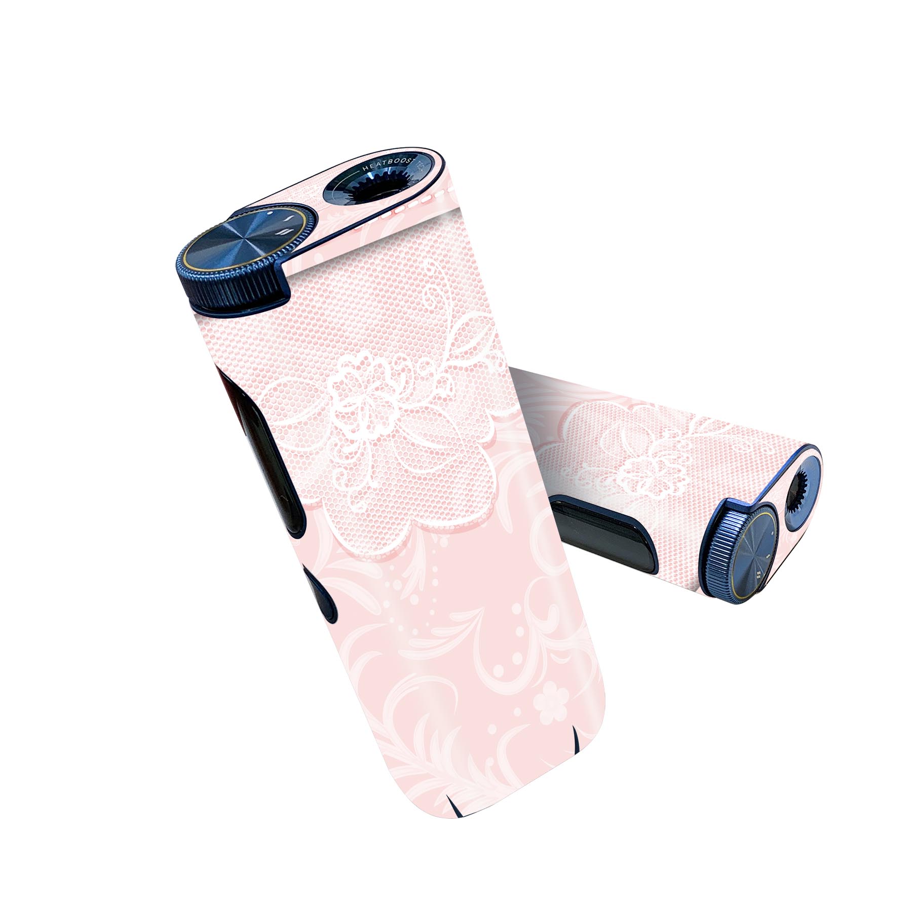 glo hyper pro 用 デザインスキンシール 側面2枚 天面3枚 セット 360°カバー ケース 保護 グロー ハイパー プロ グロウ ステッカー デコ アクセサリー 005461 花　　レース