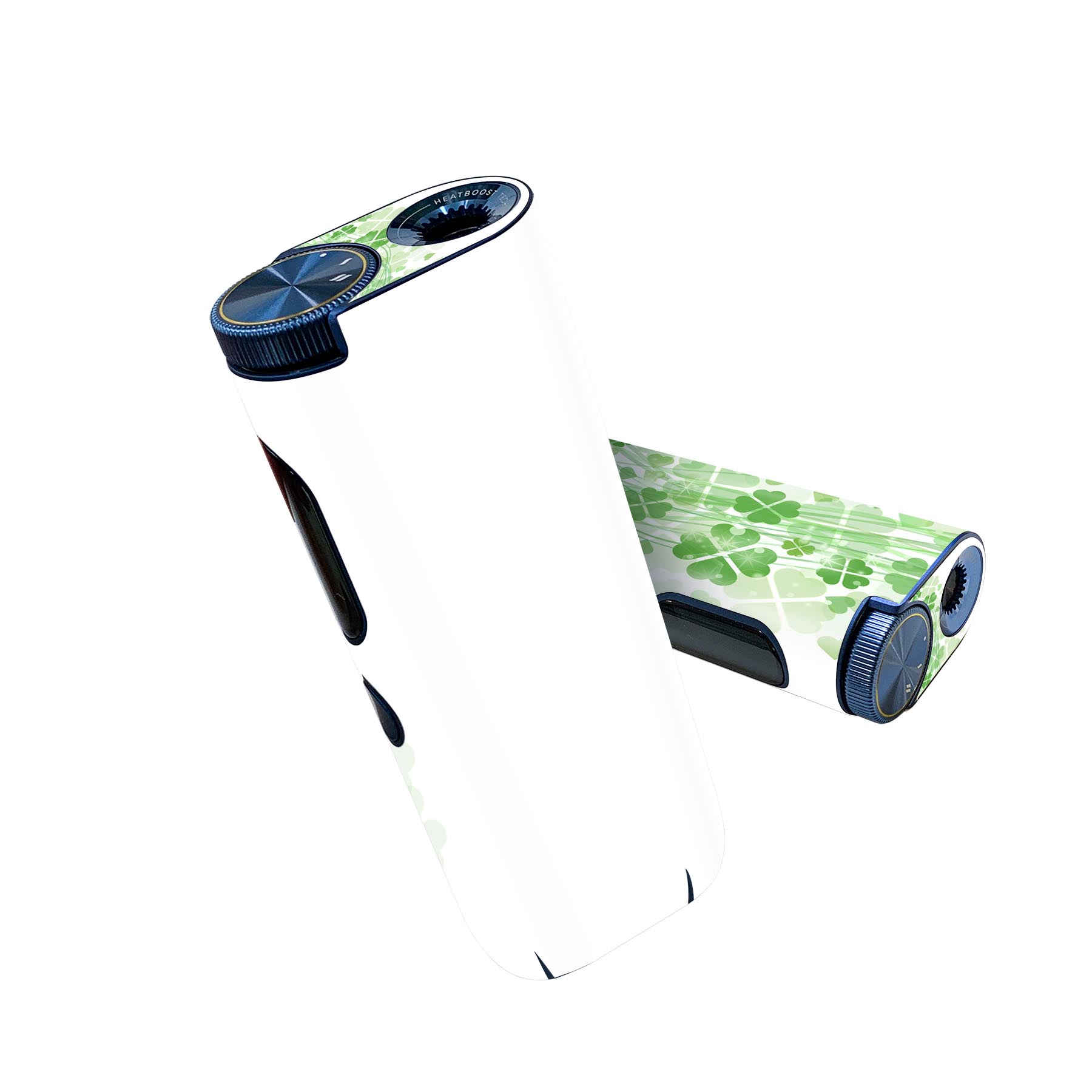 glo hyper pro 用 デザインスキンシール 側面2枚 天面3枚 セット 360°カバー ケース 保護 グロー ハイパー プロ グロウ ステッカー デコ アクセサリー 005490 四つ葉 クローバー