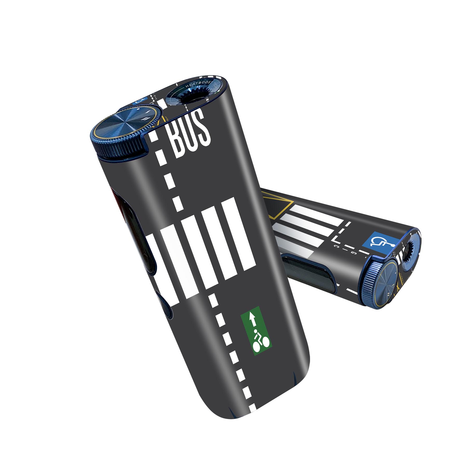 glo hyper pro 用 デザインスキンシール 側面2枚 天面3枚 セット 360°カバー ケース 保護 グロー ハイパー プロ グロウ ステッカー デコ アクセサリー 005863 車道　道路