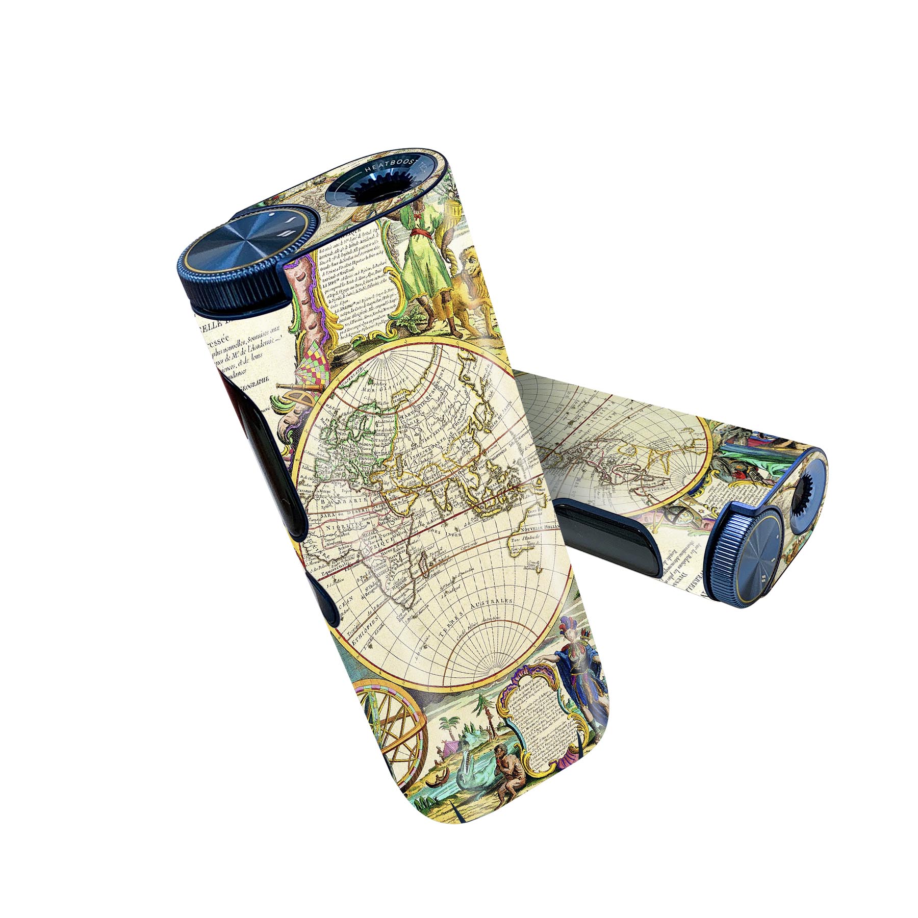 glo hyper pro 用 デザインスキンシール 側面2枚 天面3枚 セット 360°カバー ケース 保護 グロー ハイ..