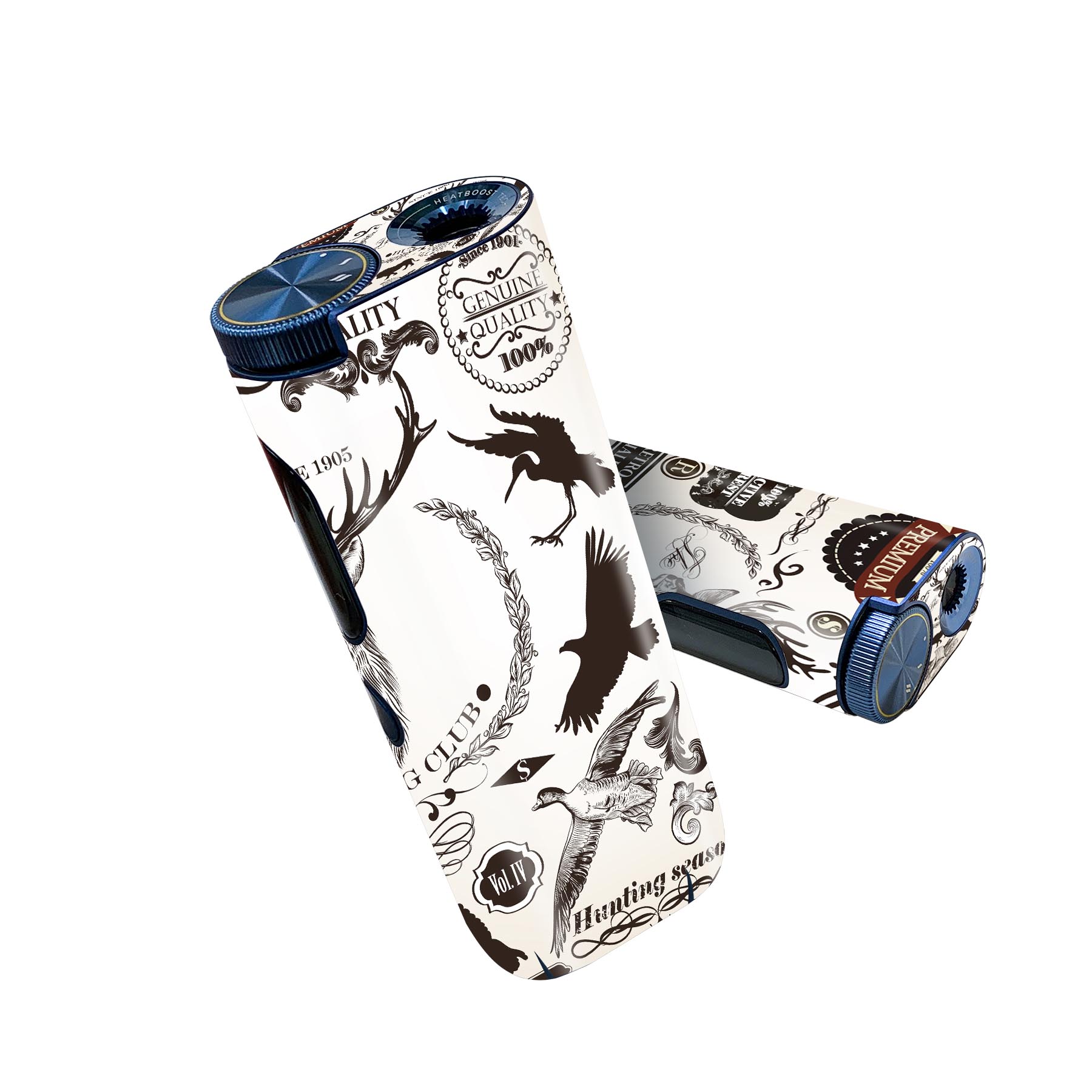 glo hyper pro 用 デザインスキンシール 側面2枚 天面3枚 セット 360°カバー ケース 保護 グロー ハイ..