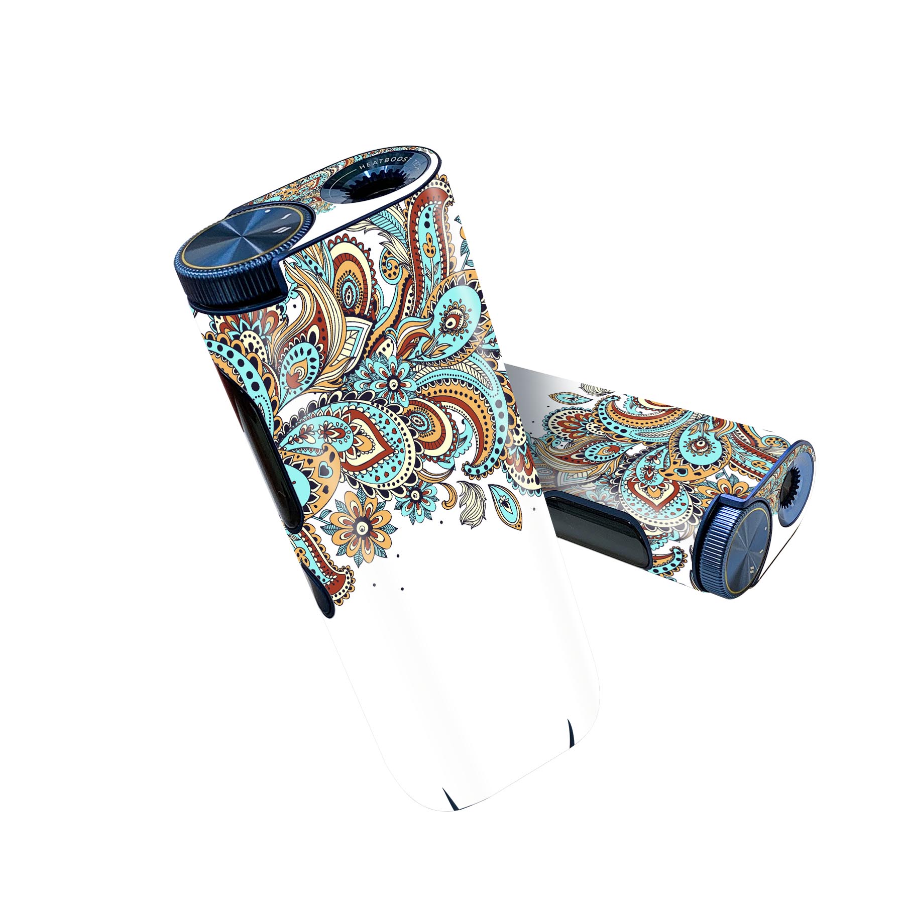 glo hyper pro 用 デザインスキンシール 側面2枚 天面3枚 セット 360°カバー ケース 保護 グロー ハイパー プロ グロウ ステッカー デコ アクセサリー 006250 模様　カラフル