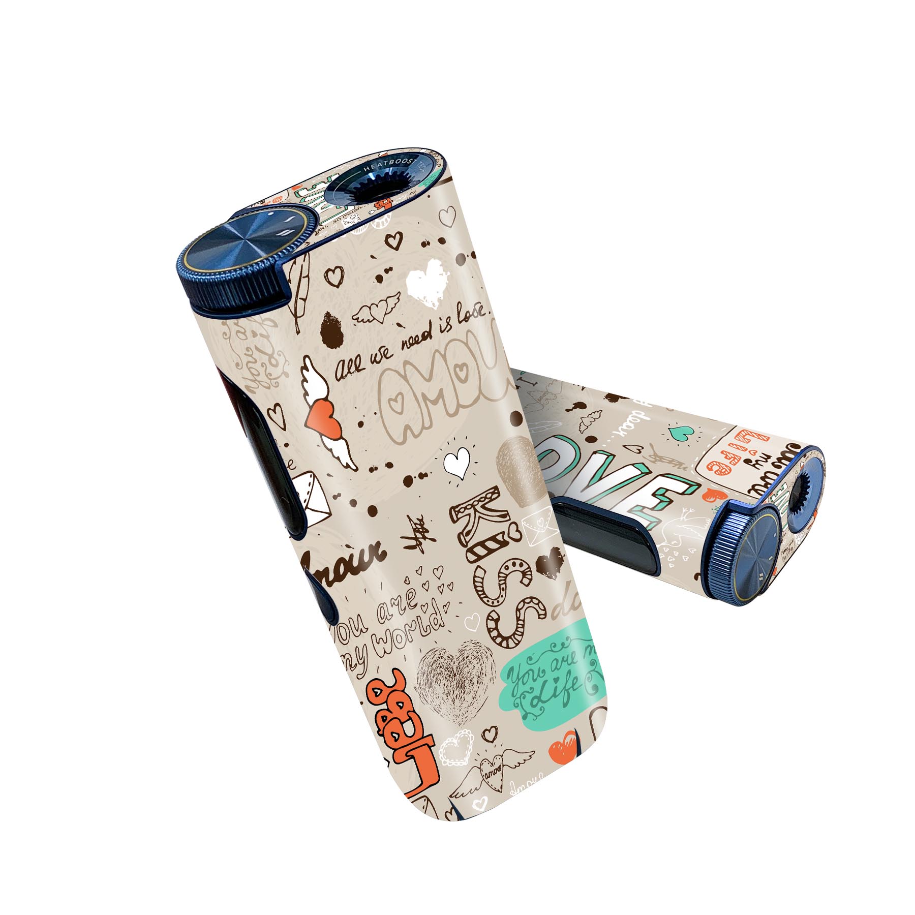 商品特徴・貼るだけでかんたん着せ替え、glo hyper pro 専用デザインスキンシール・高精細プリントで写真と遜色のない仕上がり！半光沢シートでしっとりツヤのある表現力・側面2枚に加え、天面3枚がセットで失敗しても安心！・ちょっとしたすり傷からglo hyper pro 本体を保護・接着部はエアフリー素材で気泡の心配も軽減・再剥離素材なので貼り付け時の調整も安心注意事項画像はサンプルですので、ご覧の環境によっては多少色味に違いを感じる場合がございます。 イメージと違った、モニターと色味が異なるという理由での交換や返金はご対応出来かねます。スキンシールのみの販売で、glo hyper pro 本体は付属しません。初回貼付時の位置調整や貼り直しは可能ですが、しっかりと押し付けて接着させた後の再剥離、再利用は保証しておりません。また接着部に油分や汚れが付着しますと角の部分は剥がれやすくなりますので、貼付時はあまり触れないようにご注意ください。無地のセミグロスシートにデザインをプリントした商品で、デコなどの加工はございません。 凹凸や光沢があるように見えたり布地や金属を素材にしたように見える商品もありますが、デザインの図版によるものです。印刷時に微妙な画像のズレが生じる場合がございます。ご注文後に1点1点制作する受注生産品の為、不良品以外のご返品や交換は固くお断りします。 発送について完全受注生産のハンドメイド商品となりますので、既製品と比べて発送までお時間を頂いています。 基本的に決済確認後、最大で5営業日での発送となります。繁忙期や休業日明けの場合はさらに時間がかかる場合があります。 その際には別途メールにてご連絡致します。メール便の場合、発送日から到着までに2?4日ほどかかる場合が多く、紛失などの保障もご対応できかねます。あらかじめご了承下さい。