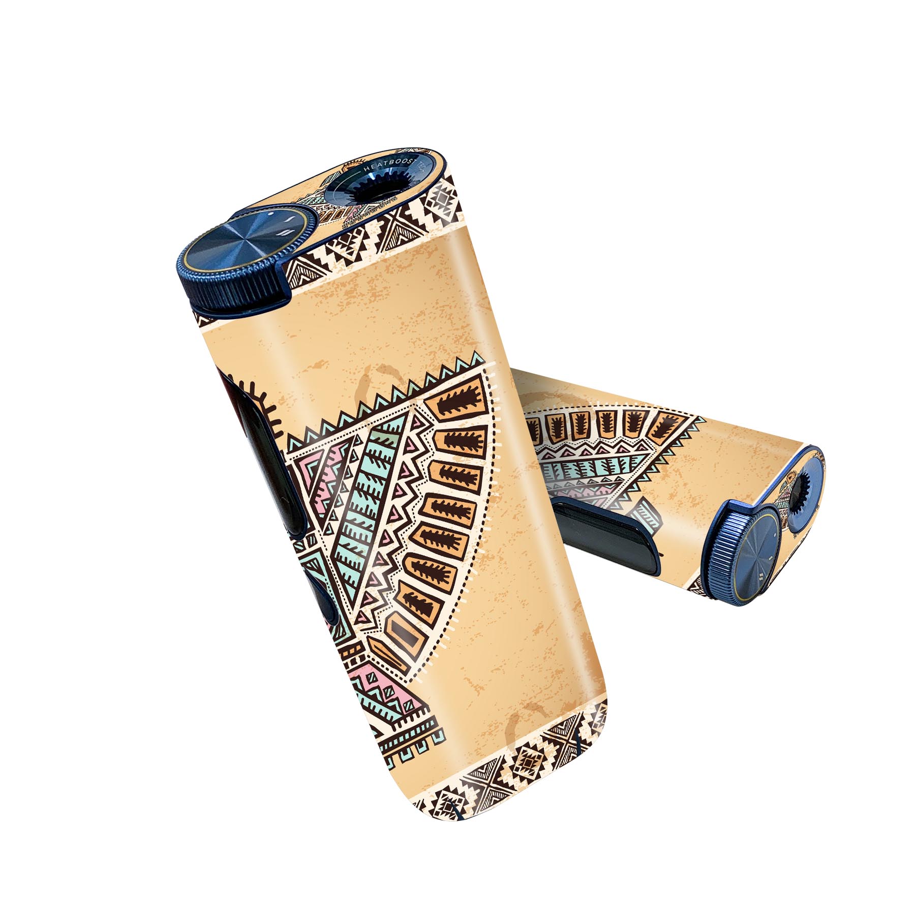 glo hyper pro 用 デザインスキンシール 側面2枚 天面3枚 セット 360°カバー ケース 保護 グロー ハイパー プロ グロウ ステッカー デコ アクセサリー 006301 鳥　模様