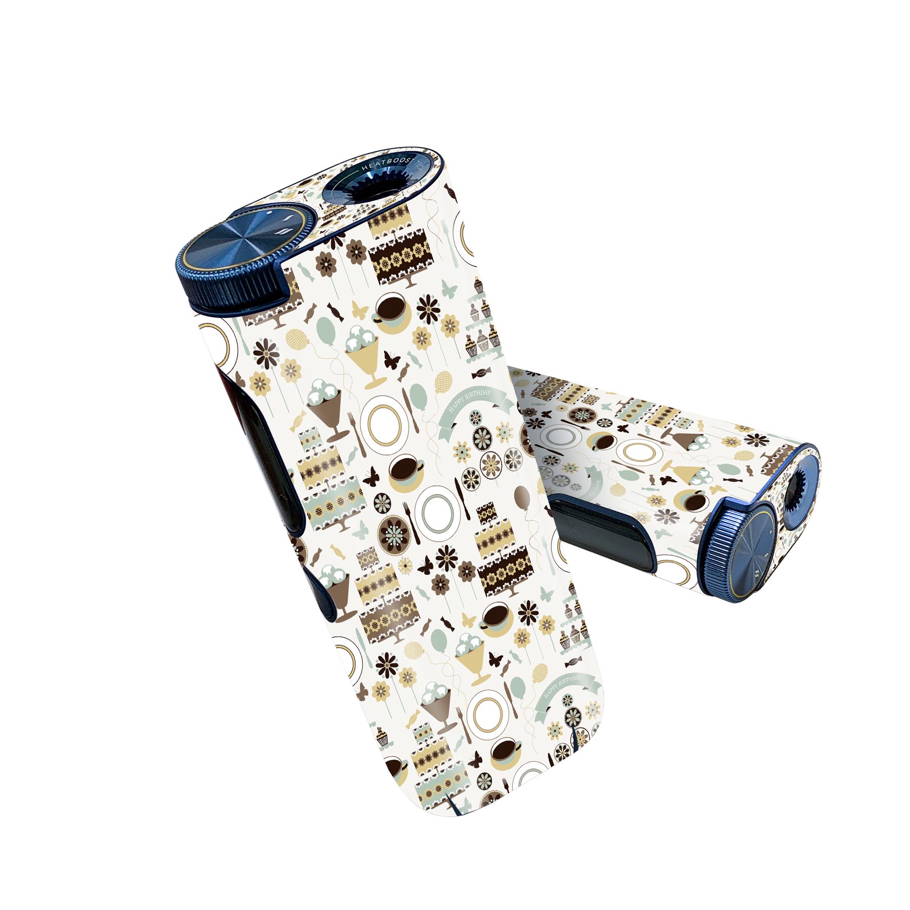 glo hyper pro 用 デザインスキンシール 側面2枚 天面3枚 セット 360°カバー ケース 保護 グロー ハイ..