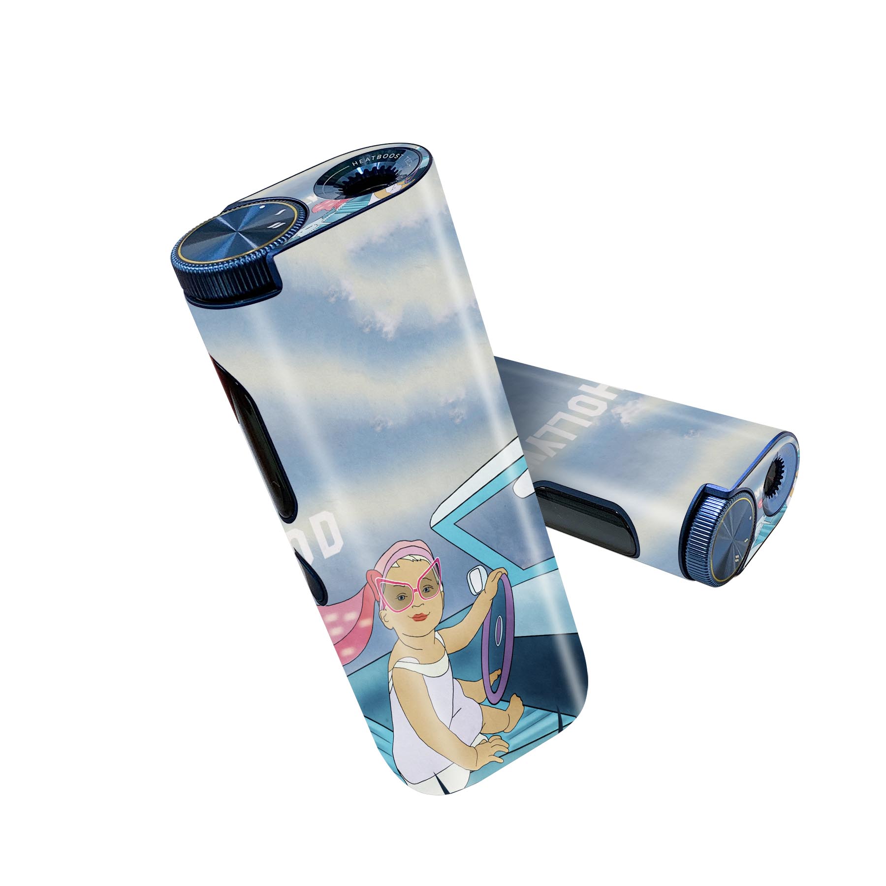 glo hyper pro 用 デザインスキンシール 側面2枚 天面3枚 セット 360°カバー ケース 保護 グロー ハイ..