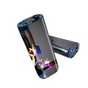glo hyper pro 用 デザインスキンシール 側面2枚 天面3枚 セット 360°カバー ケース 保護 グロー ハイパー プロ グロウ ステッカー デコ アクセサリー 007294 イラスト 人物 カラフル レインボー