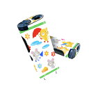 glo hyper pro 用 デザインスキンシール 側面2枚 天面3枚 セット 360°カバー ケース 保護 グロー ハイパー プロ グロウ ステッカー デコ アクセサリー 007653 猫 ネズミ イラスト キャラクター