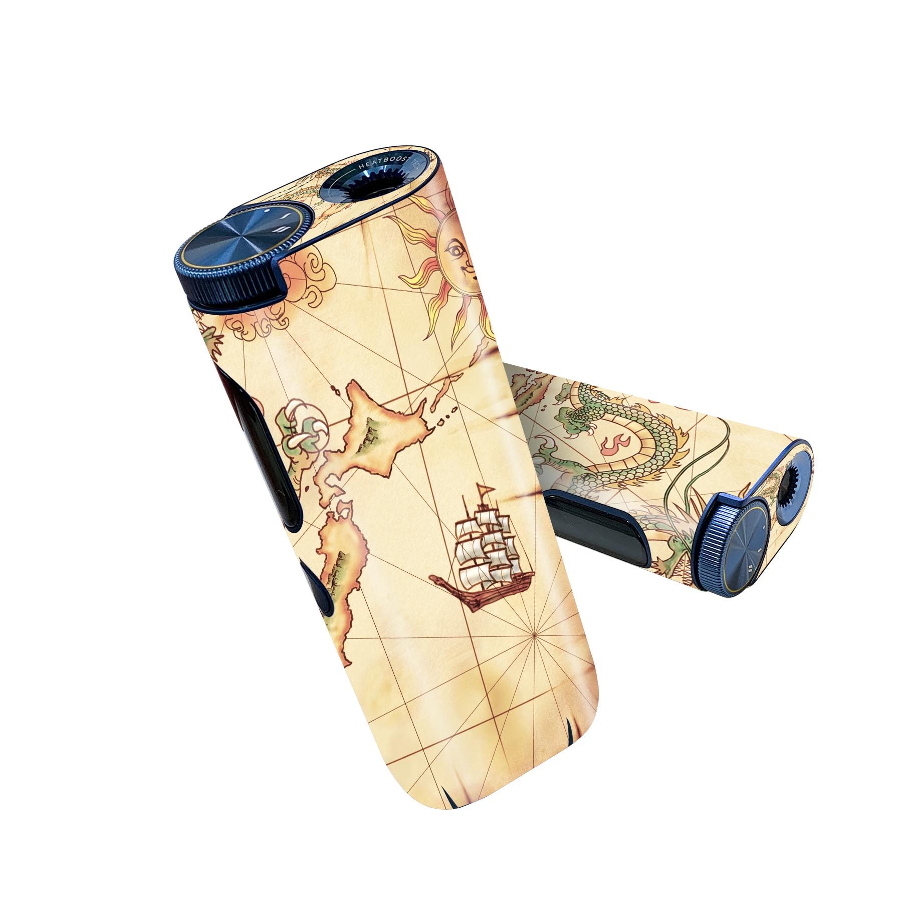 glo hyper pro 用 デザインスキンシール 側面2枚 天面3枚 セット 360°カバー ケース 保護 グロー ハイ..