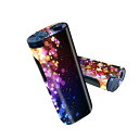 glo hyper pro 用 デザインスキンシール 側面2枚 天面3枚 セット 360°カバー ケース 保護 グロー ハイパー プロ グロウ ステッカー デコ アクセサリー 007846 星 スター カラフル レインボー