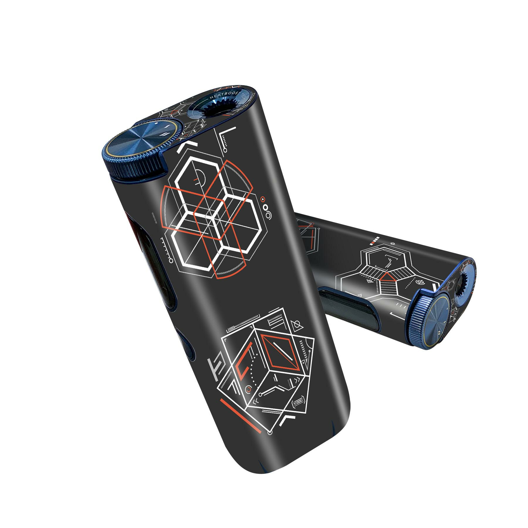 glo hyper pro 用 デザインスキンシール 側面2枚 天面3枚 セット 360°カバー ケース 保護 グロー ハイ..