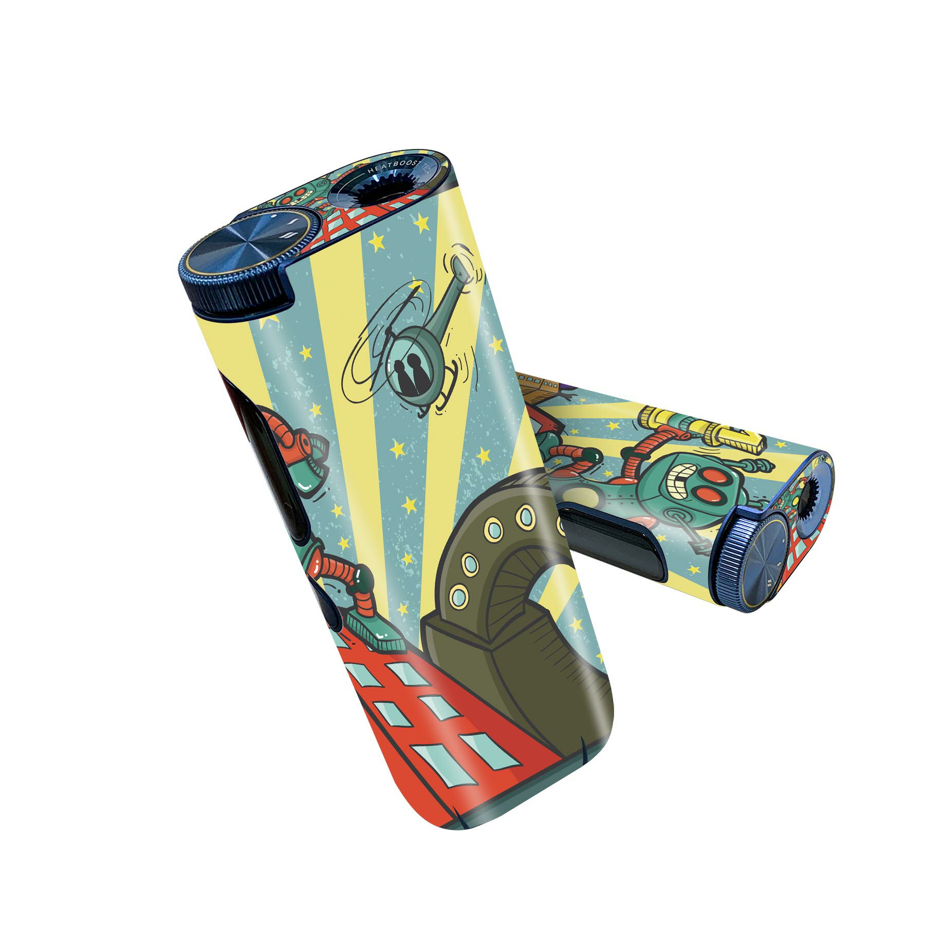 商品特徴・貼るだけでかんたん着せ替え、glo hyper pro 専用デザインスキンシール・高精細プリントで写真と遜色のない仕上がり！半光沢シートでしっとりツヤのある表現力・側面2枚に加え、天面3枚がセットで失敗しても安心！・ちょっとしたす...