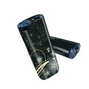 glo hyper pro 用 デザインスキンシール 側面2枚 天面3枚 セット 360°カバー ケース 保護 グロー ハイパー プロ グロウ ステッカー デコ アクセサリー 008948 花 黒 ブラック