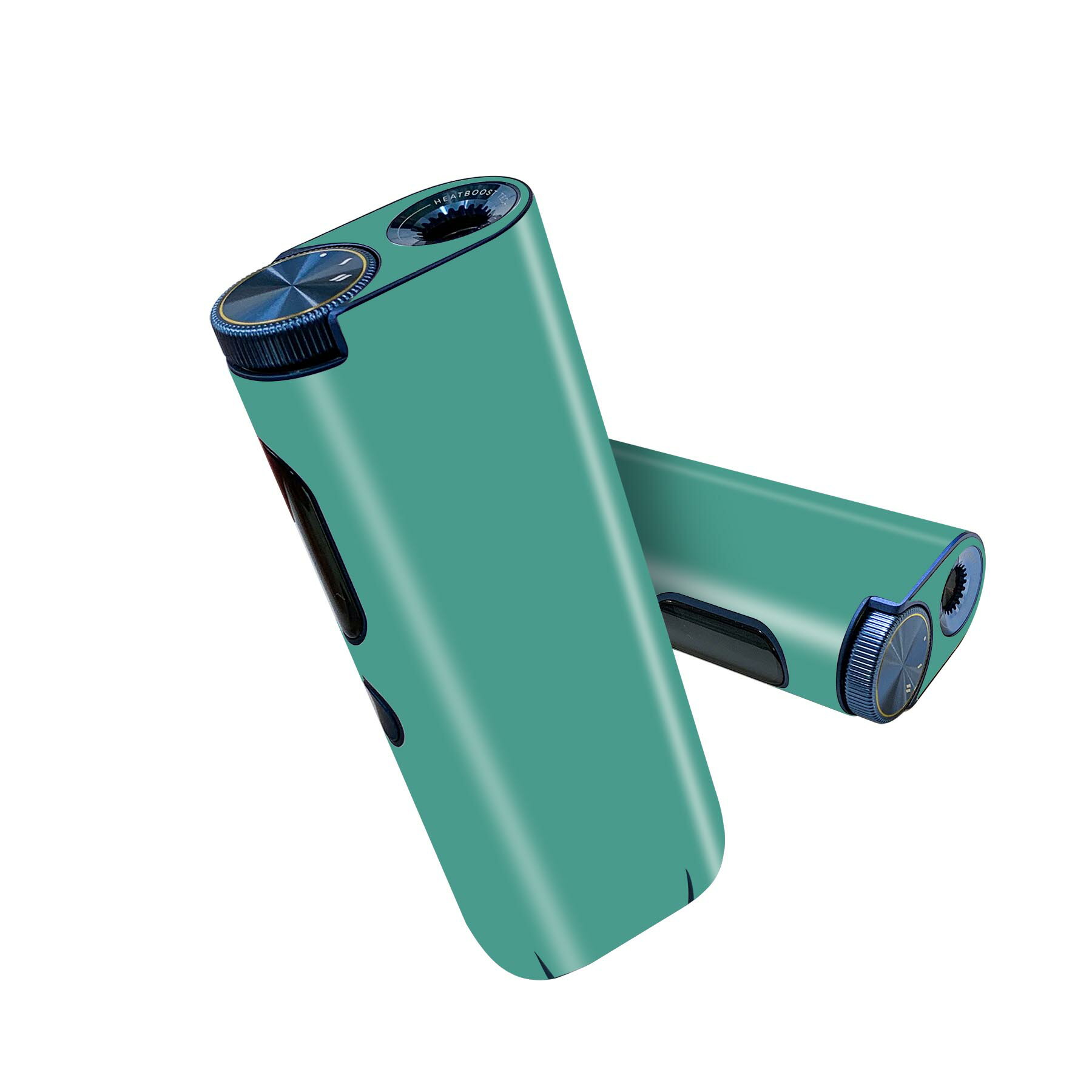 glo hyper pro 用 デザインスキンシール 側面2枚 天面3枚 セット 360°カバー ケース 保護 グロー ハイパー プロ グロウ ステッカー デコ アクセサリー 008982 シンプル　無地　緑