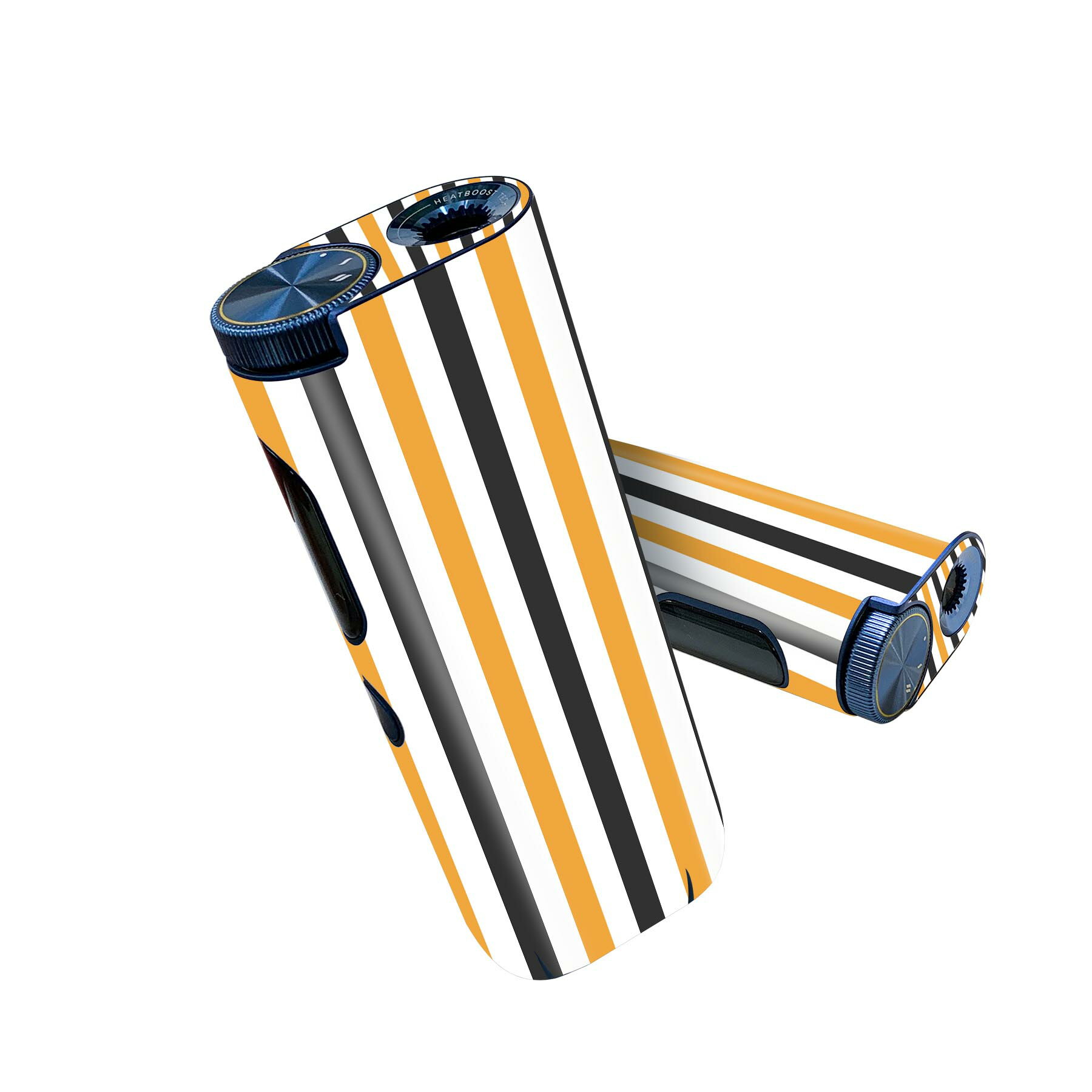 glo hyper pro 用 デザインスキンシール 側面2枚 天面3枚 セット 360°カバー ケース 保護 グロー ハイパー プロ グロウ ステッカー デコ アクセサリー 009107 シンプル　ボーダー　カラフル