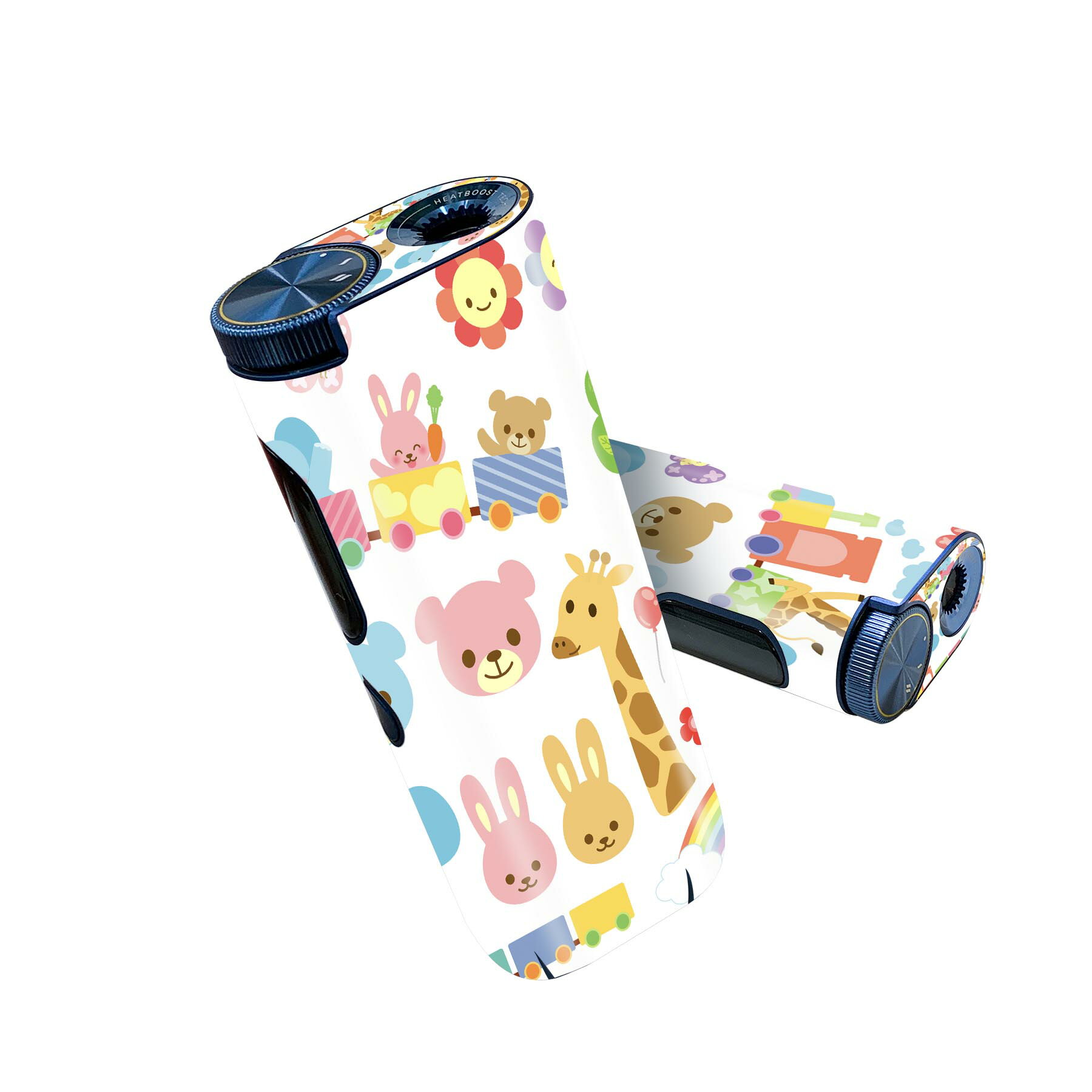 glo hyper pro 用 デザインスキンシール 側面2枚 天面3枚 セット 360°カバー ケース 保護 グロー ハイパー プロ グロウ ステッカー デコ アクセサリー 009275 動物　キャラクター