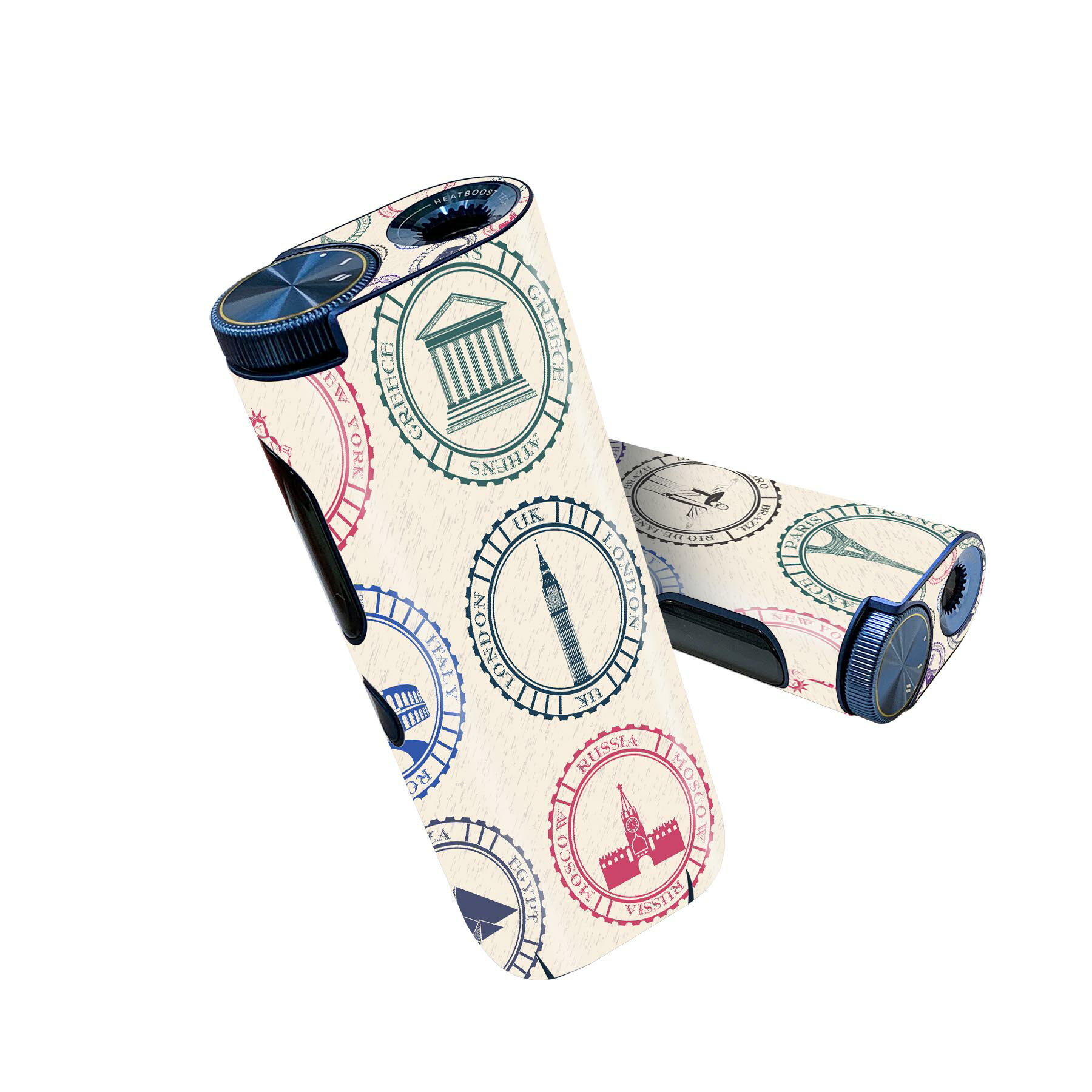 glo hyper pro 用 デザインスキンシール 側面2枚 天面3枚 セット 360°カバー ケース 保護 グロー ハイ..