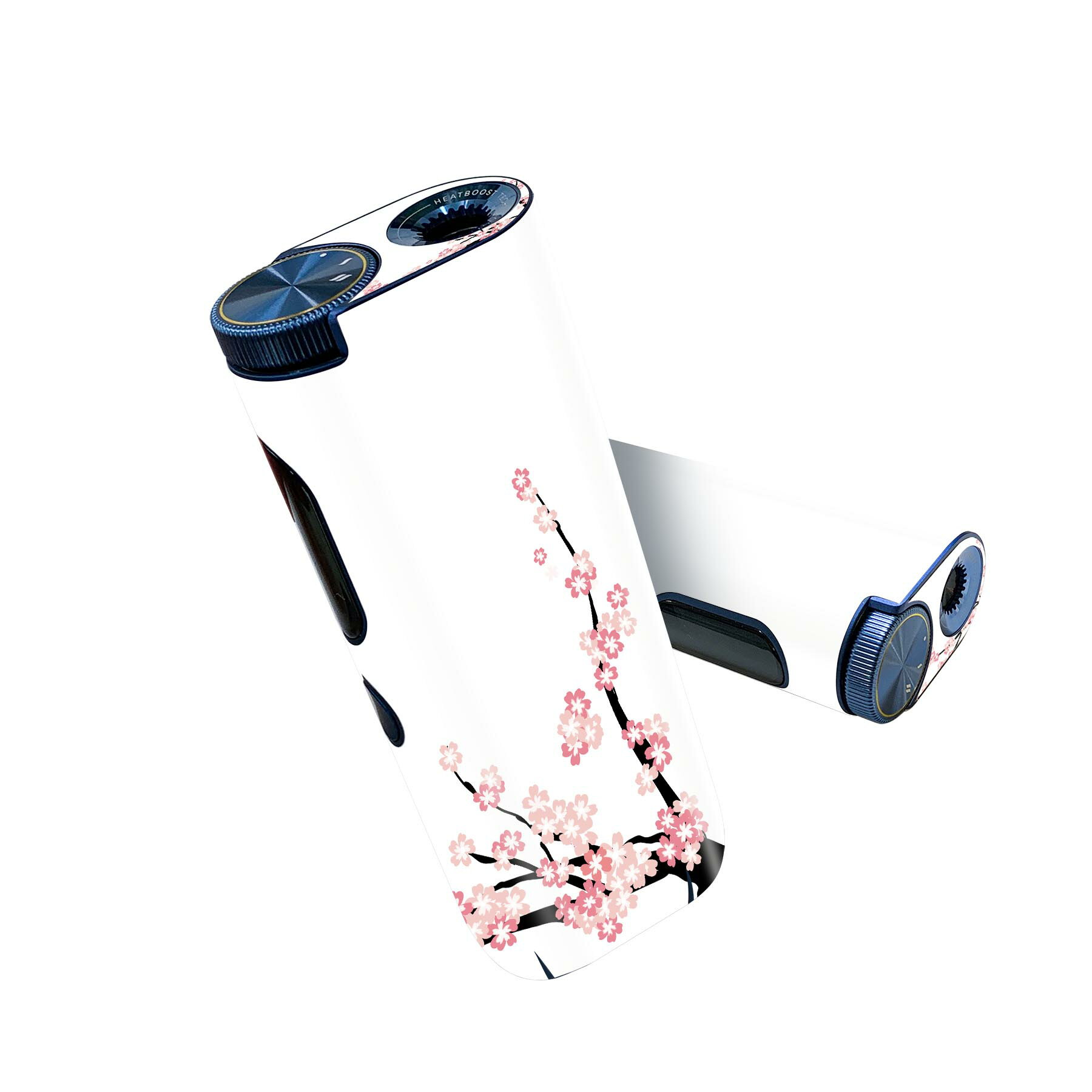 glo hyper pro 用 デザインスキンシール 側面2枚 天面3枚 セット 360°カバー ケース 保護 グロー ハイパー プロ グロウ ステッカー デコ アクセサリー 009578 桜 ピンク