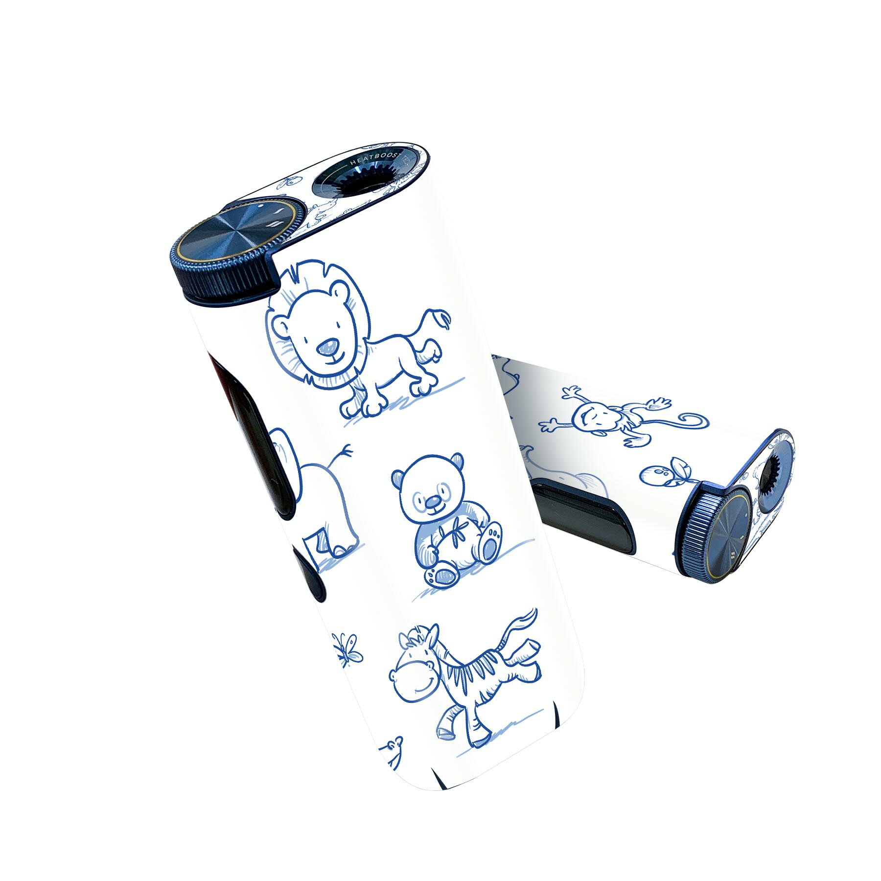 glo hyper pro 用 デザインスキンシール 側面2枚 天面3枚 セット 360°カバー ケース 保護 グロー ハイ..