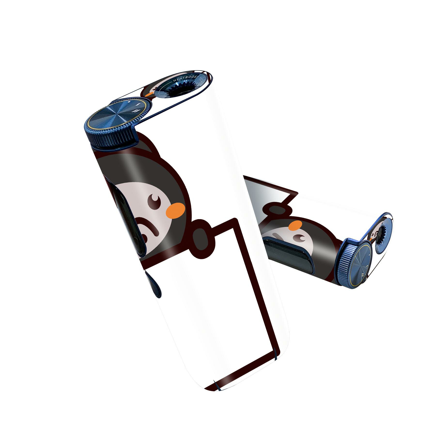 glo hyper pro 用 デザインスキンシール 側面2枚 天面3枚 セット 360°カバー ケース 保護 グロー ハイパー プロ グロウ ステッカー デコ アクセサリー 009832 動物　ゴリラ　イラスト