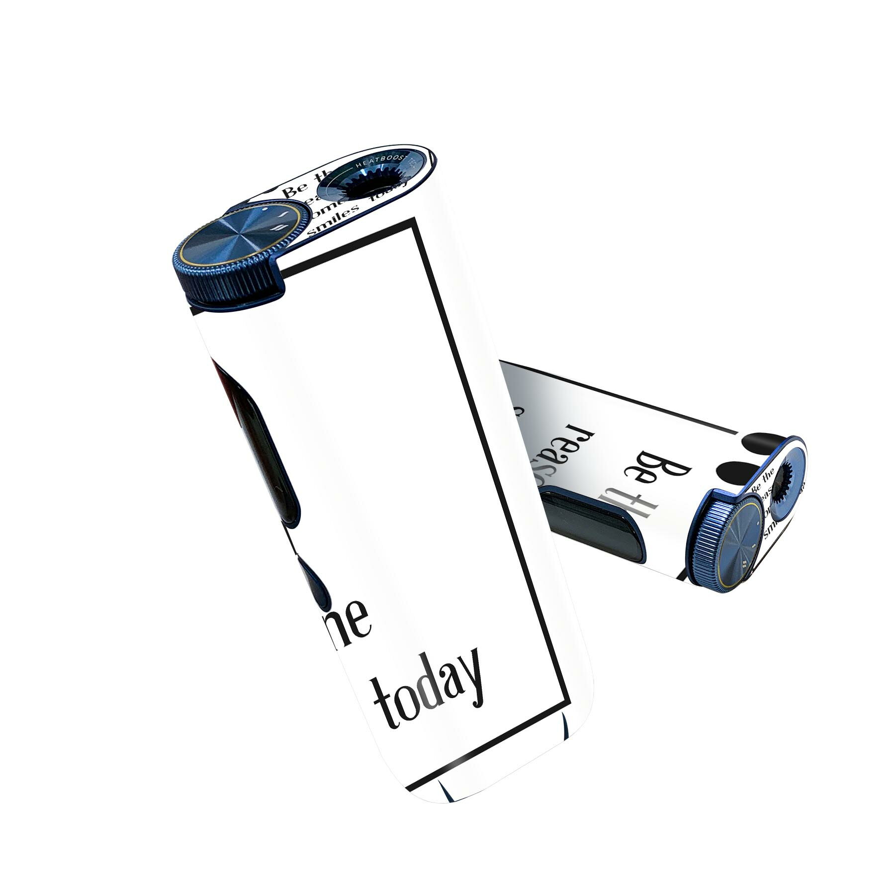 glo hyper pro 用 デザインスキンシール 側面2枚 天面3枚 セット 360°カバー ケース 保護 グロー ハイパー プロ グロウ ステッカー デコ アクセサリー 009847 英語　文字　格言