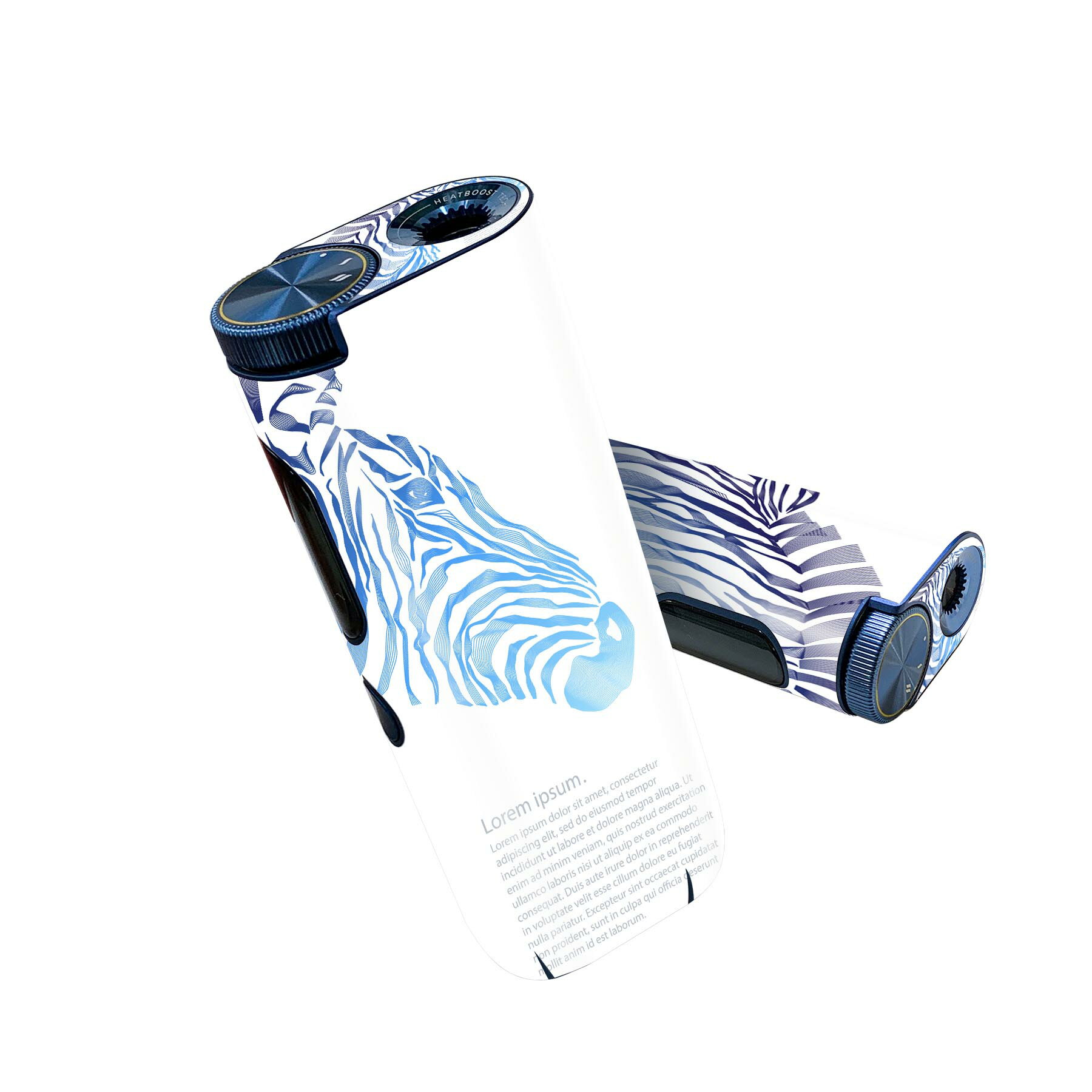 glo hyper pro 用 デザインスキンシール 側面2枚 天面3枚 セット 360°カバー ケース 保護 グロー ハイ..