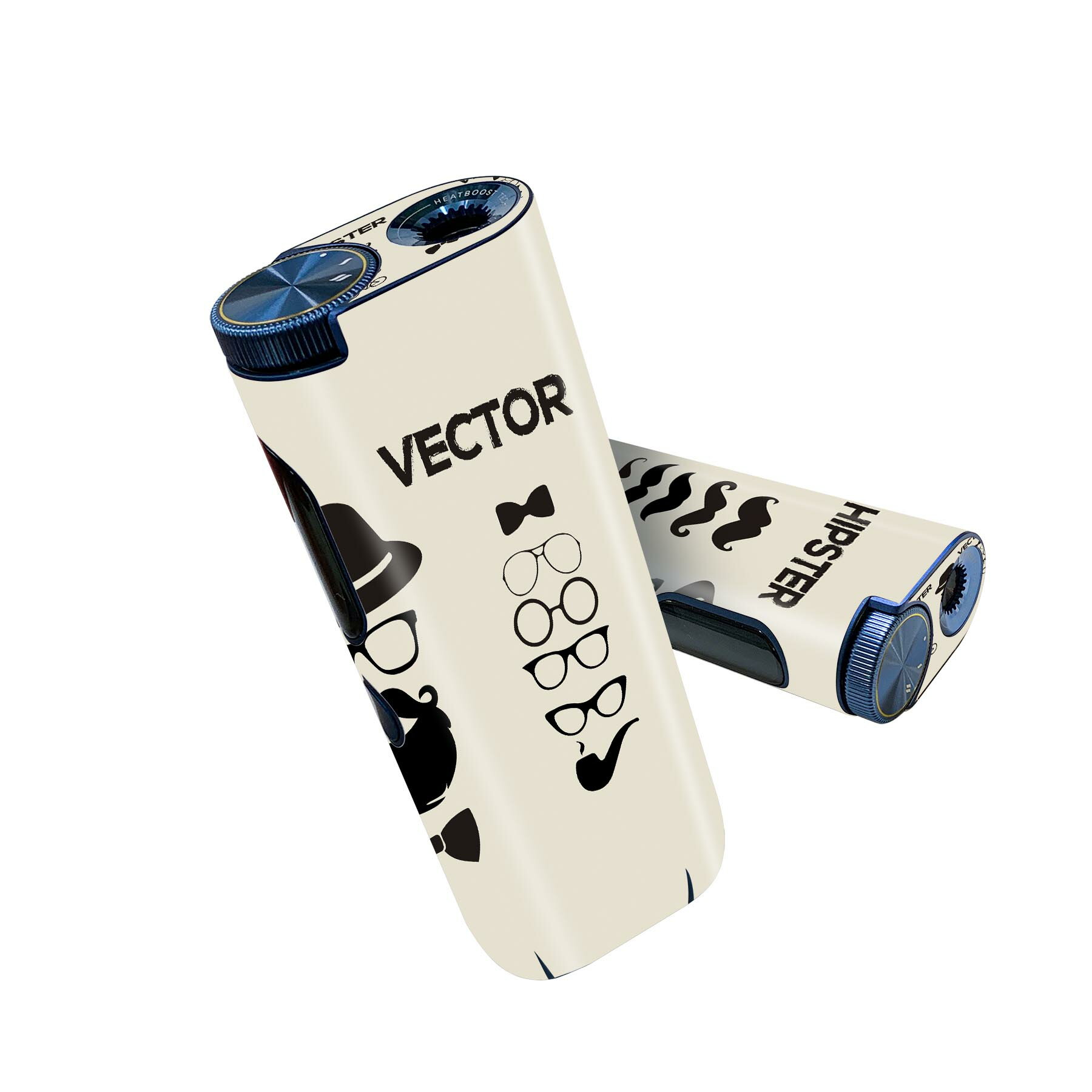 glo hyper pro 用 デザインスキンシール 側面2枚 天面3枚 セット 360°カバー ケース 保護 グロー ハイ..