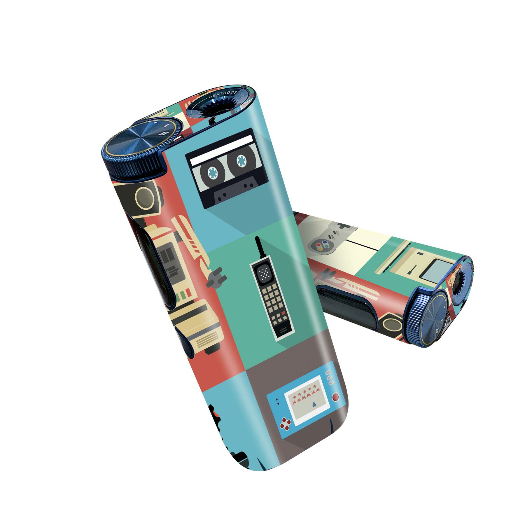 glo hyper pro 用 デザインスキンシール 側面2枚 天面3枚 セット 360°カバー ケース 保護 グロー ハイ..