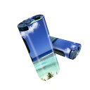 glo hyper pro 用 デザインスキンシール 側面2枚 天面3枚 セット 360°カバー ケース 保護 グロー ハイパー プロ グロウ ステッカー デコ アクセサリー 010460 海 空 写真