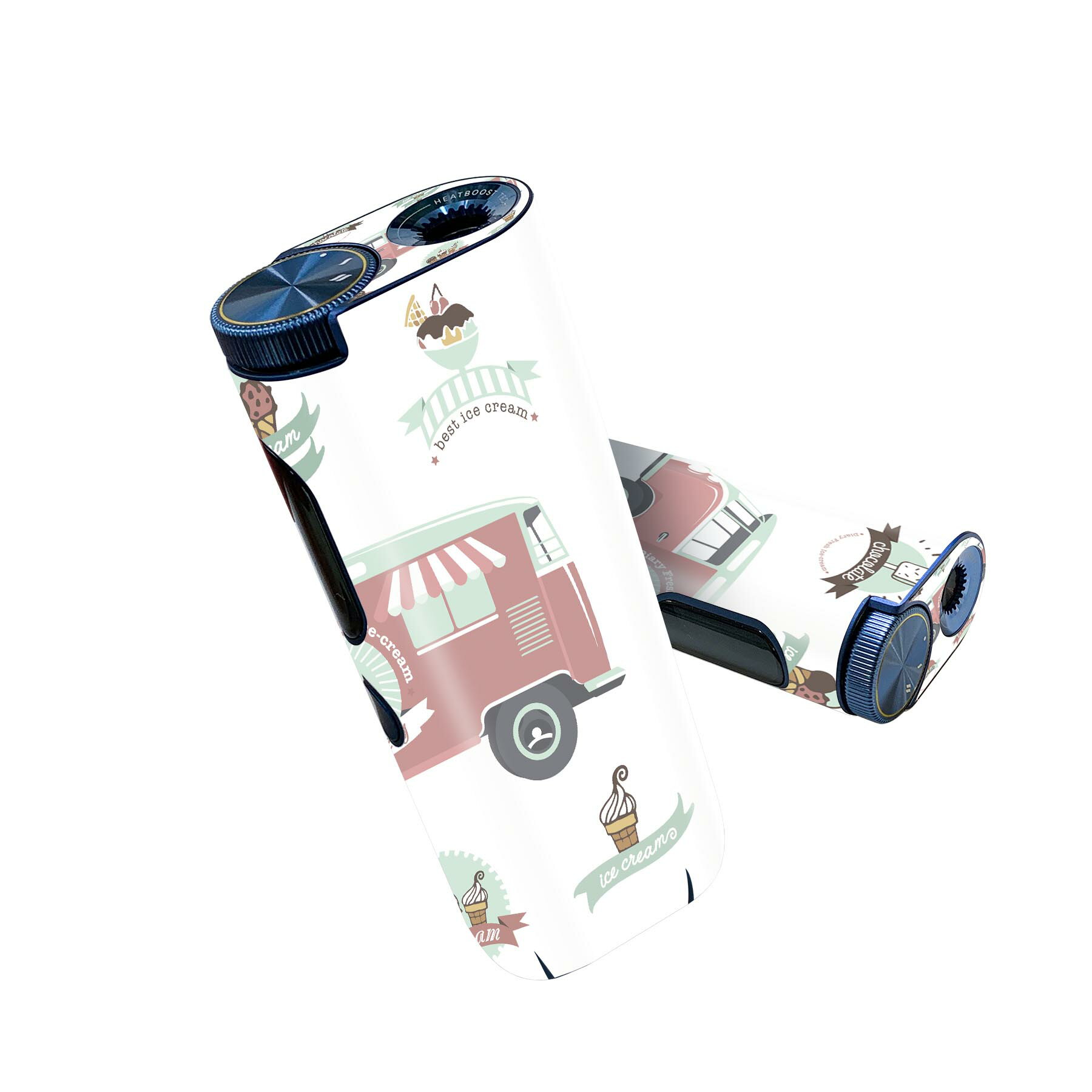 glo hyper pro 用 デザインスキンシール 側面2枚 天面3枚 セット 360°カバー ケース 保護 グロー ハイ..