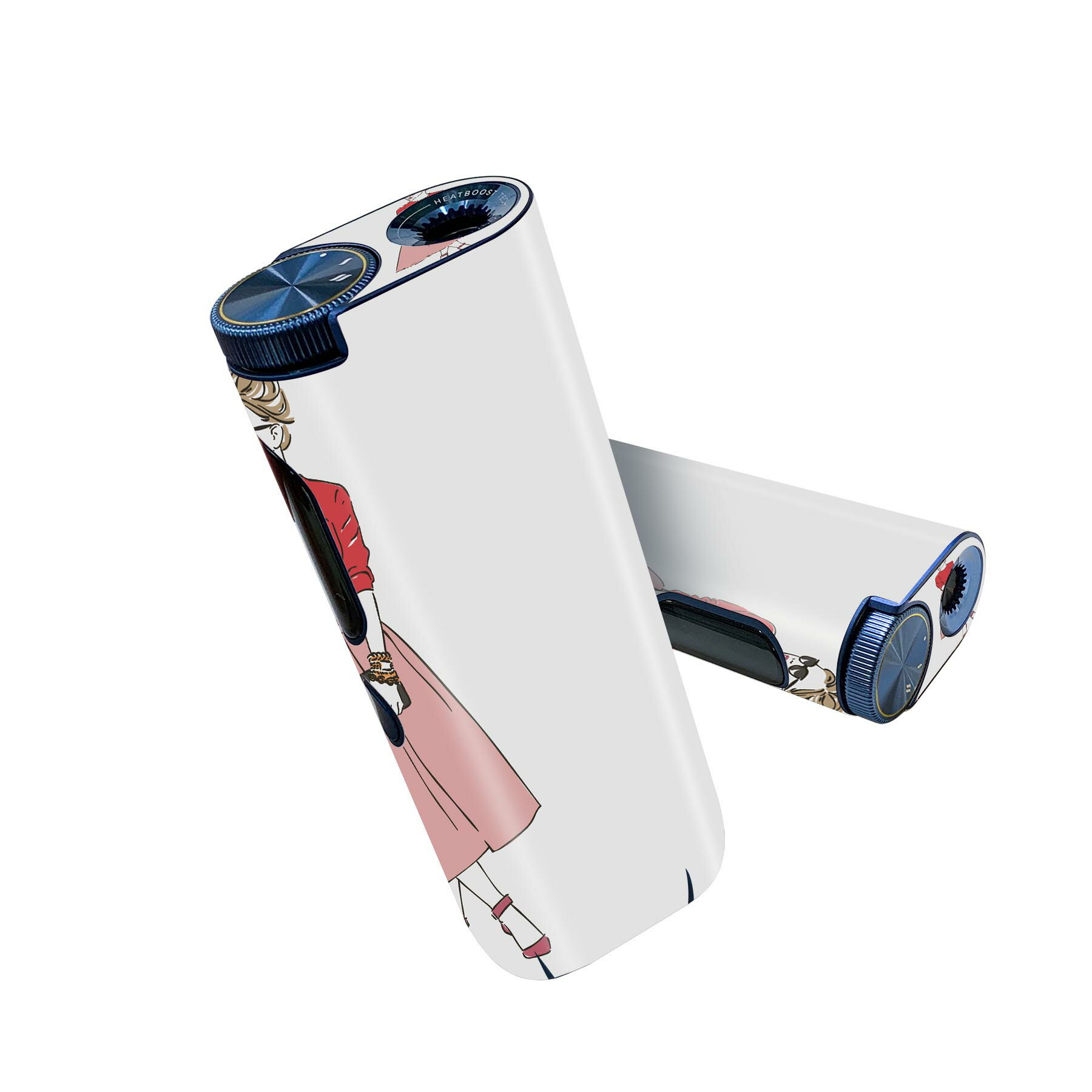 glo hyper pro 用 デザインスキンシール 側面2枚 天面3枚 セット 360°カバー ケース 保護 グロー ハイパー プロ グロウ ステッカー デコ アクセサリー 010901 ファッション サングラス ピンク