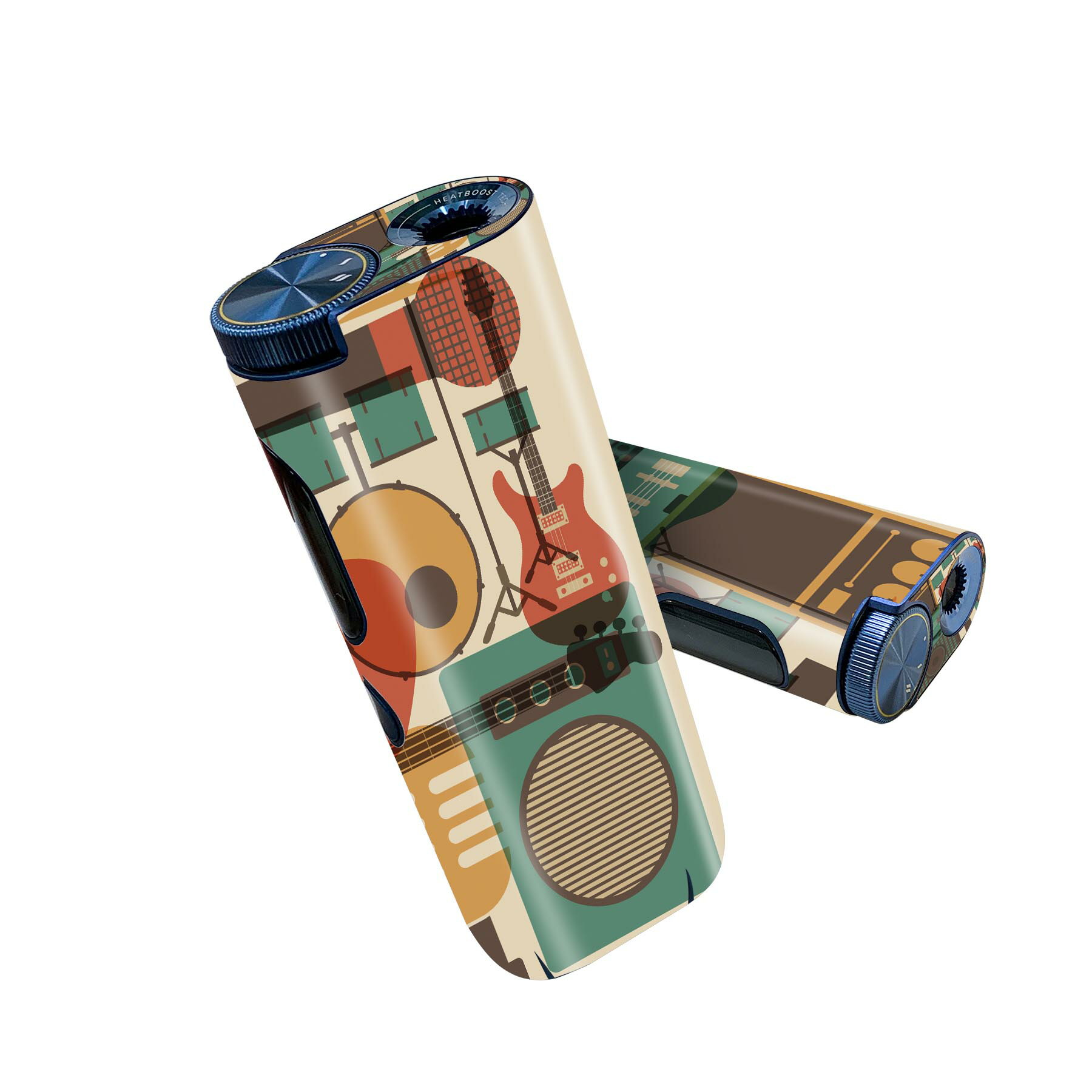 glo hyper pro 用 デザインスキンシール 側面2枚 天面3枚 セット 360°カバー ケース 保護 グロー ハイ..