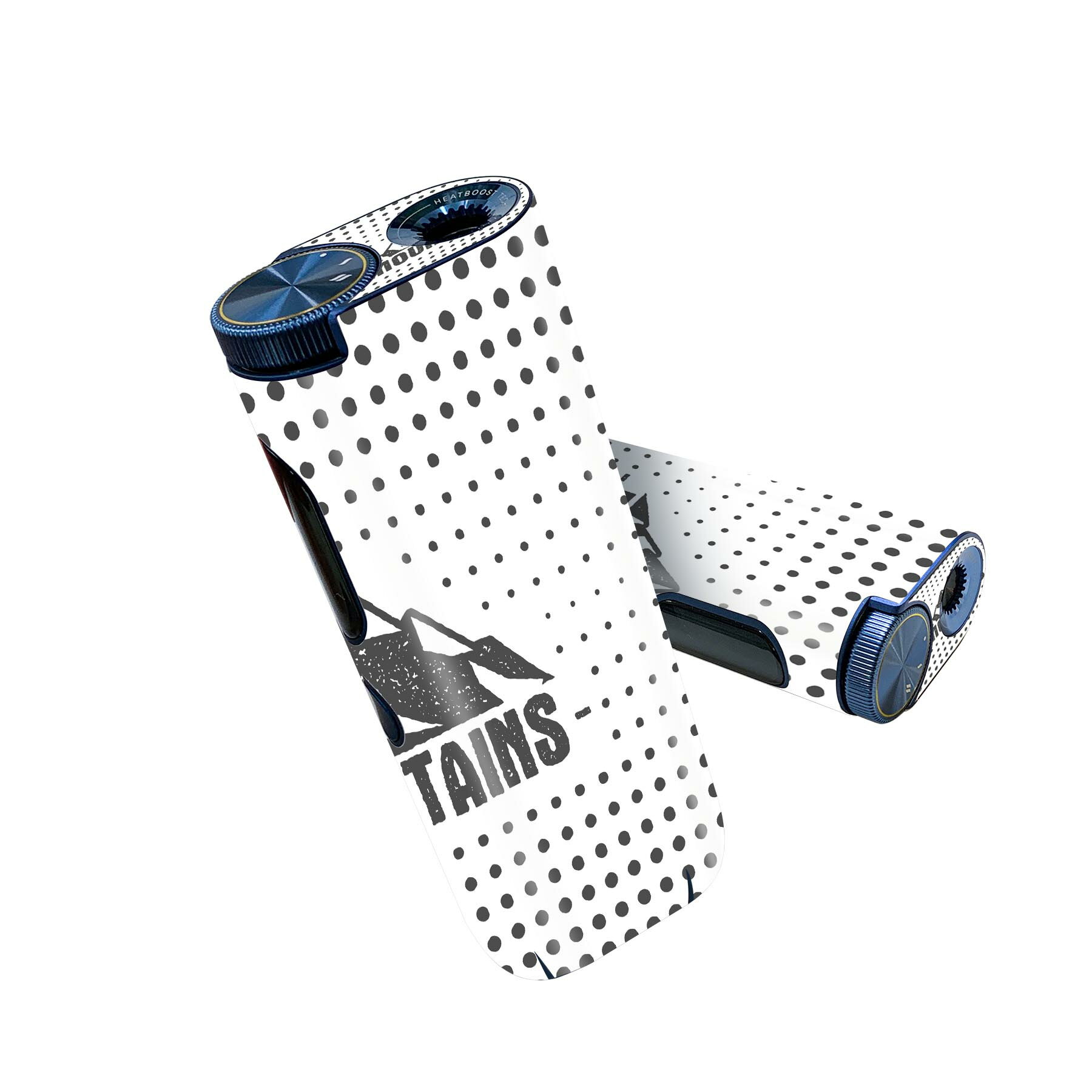 glo hyper pro 用 デザインスキンシール 側面2枚 天面3枚 セット 360°カバー ケース 保護 グロー ハイパー プロ グロウ ステッカー デコ アクセサリー 011084 山　自然　英語