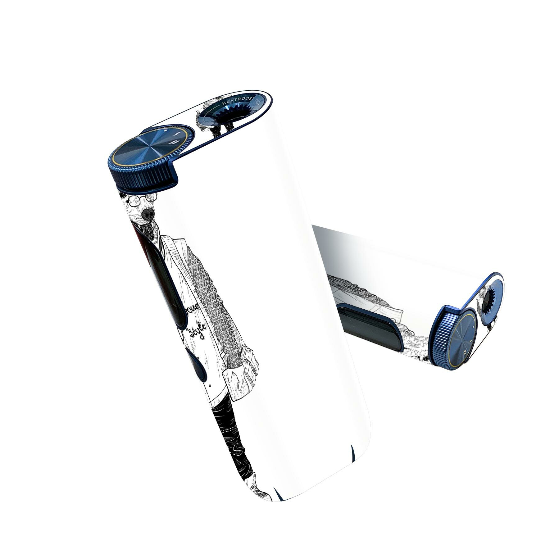 商品特徴・貼るだけでかんたん着せ替え、glo hyper pro 専用デザインスキンシール・高精細プリントで写真と遜色のない仕上がり！半光沢シートでしっとりツヤのある表現力・側面2枚に加え、天面3枚がセットで失敗しても安心！・ちょっとしたすり傷からglo hyper pro 本体を保護・接着部はエアフリー素材で気泡の心配も軽減・再剥離素材なので貼り付け時の調整も安心注意事項画像はサンプルですので、ご覧の環境によっては多少色味に違いを感じる場合がございます。 イメージと違った、モニターと色味が異なるという理由での交換や返金はご対応出来かねます。スキンシールのみの販売で、glo hyper pro 本体は付属しません。初回貼付時の位置調整や貼り直しは可能ですが、しっかりと押し付けて接着させた後の再剥離、再利用は保証しておりません。また接着部に油分や汚れが付着しますと角の部分は剥がれやすくなりますので、貼付時はあまり触れないようにご注意ください。無地のセミグロスシートにデザインをプリントした商品で、デコなどの加工はございません。 凹凸や光沢があるように見えたり布地や金属を素材にしたように見える商品もありますが、デザインの図版によるものです。印刷時に微妙な画像のズレが生じる場合がございます。ご注文後に1点1点制作する受注生産品の為、不良品以外のご返品や交換は固くお断りします。 発送について完全受注生産のハンドメイド商品となりますので、既製品と比べて発送までお時間を頂いています。 基本的に決済確認後、最大で5営業日での発送となります。繁忙期や休業日明けの場合はさらに時間がかかる場合があります。 その際には別途メールにてご連絡致します。メール便の場合、発送日から到着までに2?4日ほどかかる場合が多く、紛失などの保障もご対応できかねます。あらかじめご了承下さい。