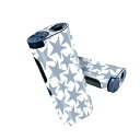 glo hyper pro 用 デザインスキンシール 側面2枚 天面3枚 セット 360°カバー ケース 保護 グロー ハイパー プロ グロウ ステッカー デコ アクセサリー 011237 星 青 模様