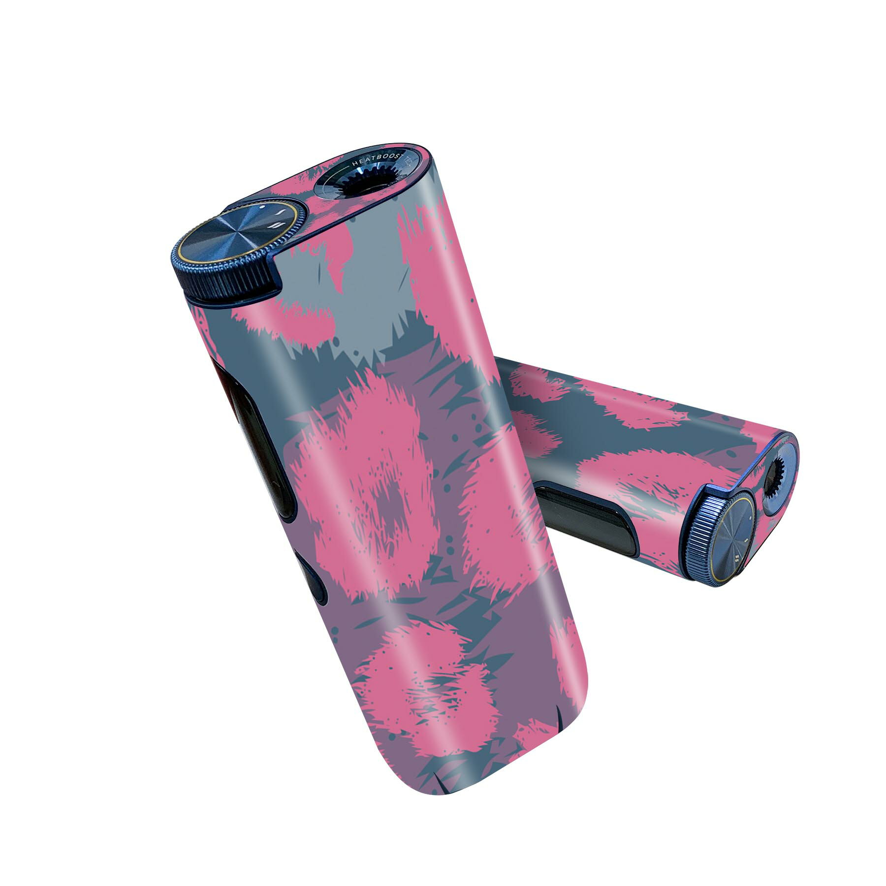 glo hyper pro 用 デザインスキンシール 側面2枚 天面3枚 セット 360°カバー ケース 保護 グロー ハイパー プロ グロウ ステッカー デコ アクセサリー 011581 ヒョウ柄　アニマル柄　カラフル